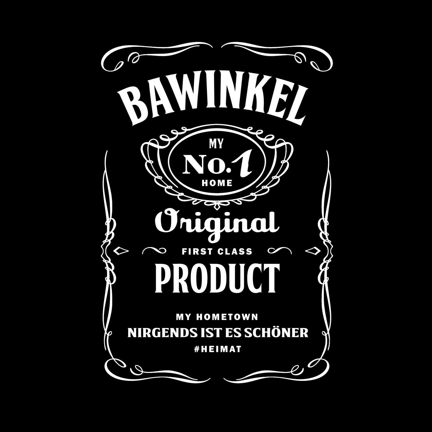 T-Shirt »Jackie« für den Ort »Bawinkel«