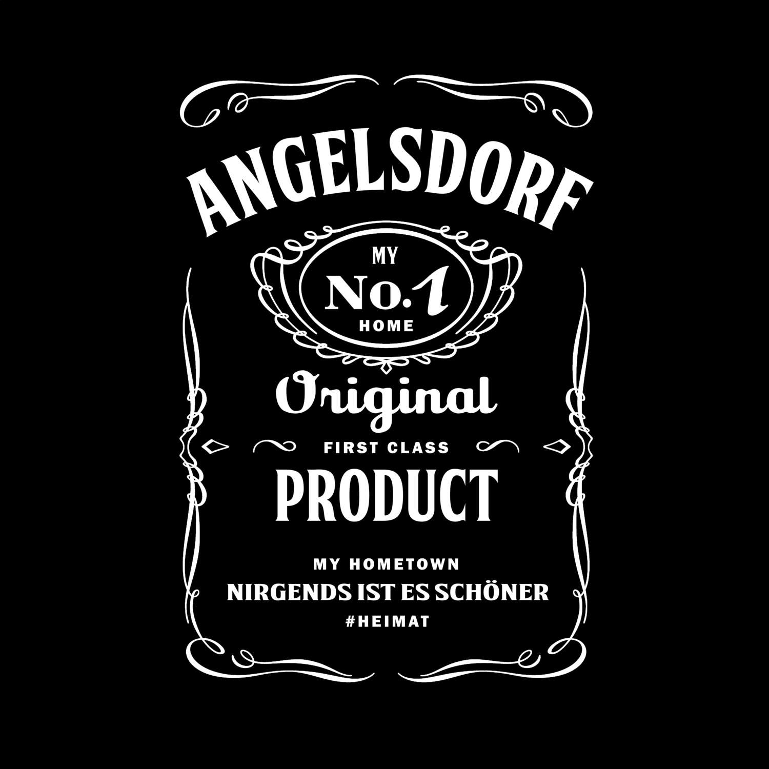 T-Shirt »Jackie« für den Ort »Angelsdorf«