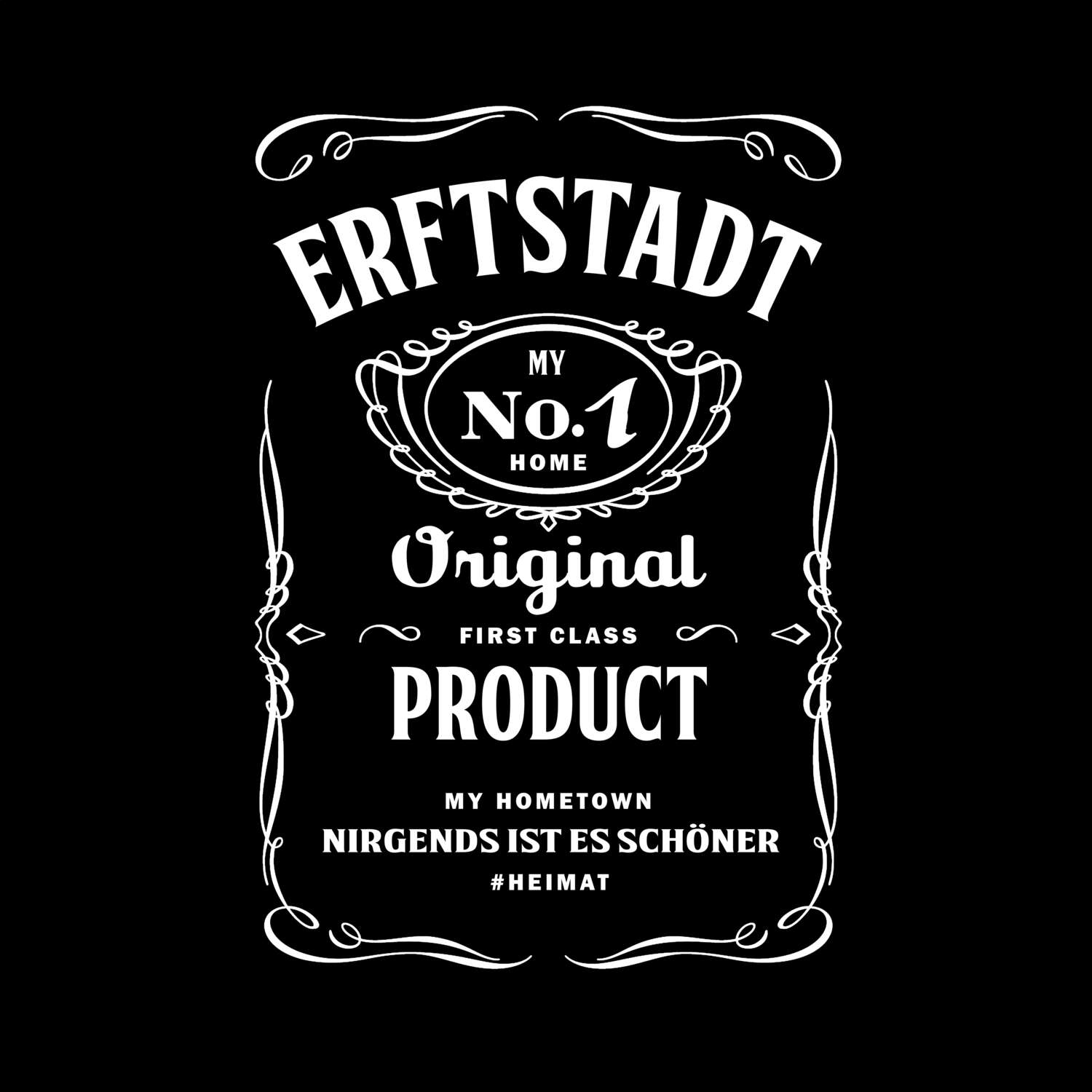 T-Shirt »Jackie« für den Ort »Erftstadt«