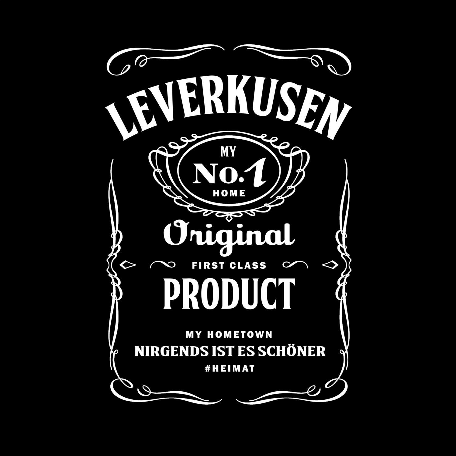 T-Shirt »Jackie« für den Ort »Leverkusen«