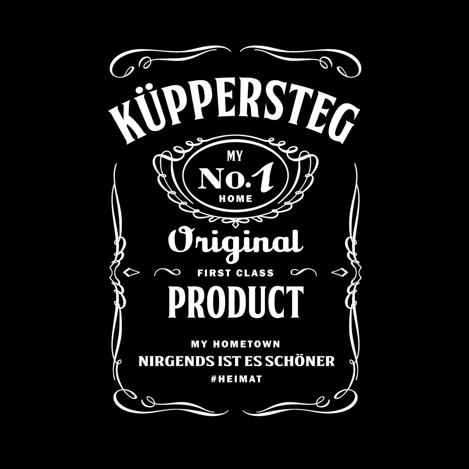 T-Shirt »Jackie« für den Ort »Küppersteg«