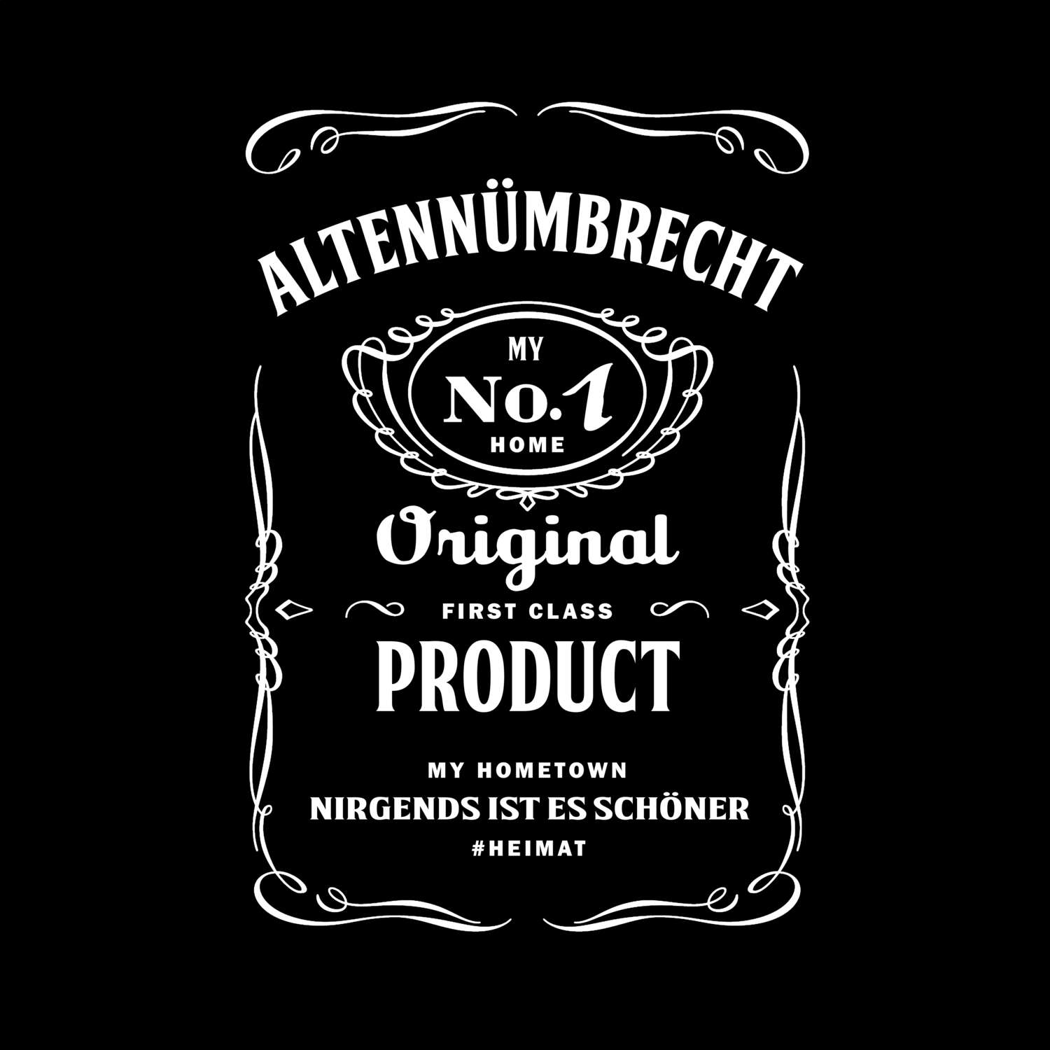 T-Shirt »Jackie« für den Ort »Altennümbrecht«