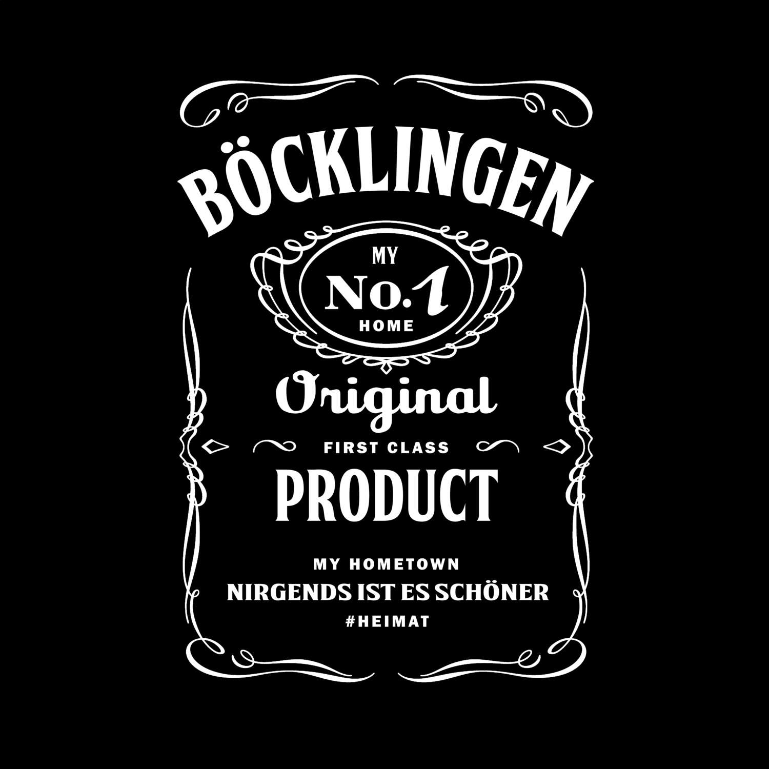 T-Shirt »Jackie« für den Ort »Böcklingen«