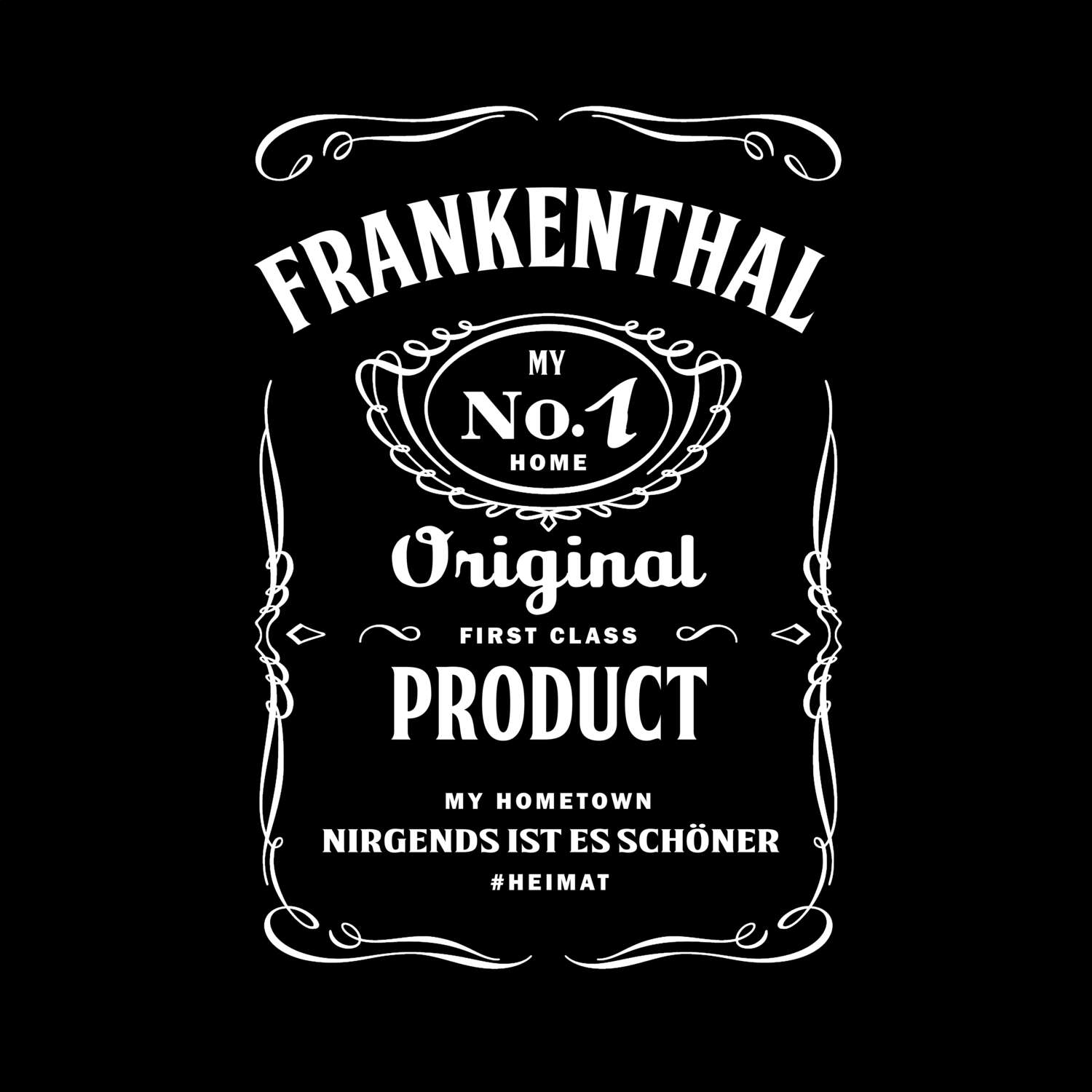 T-Shirt »Jackie« für den Ort »Frankenthal«