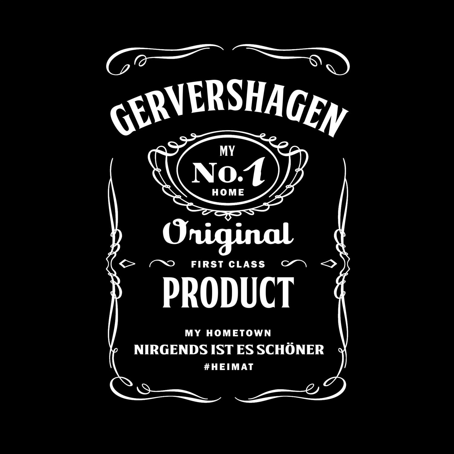 T-Shirt »Jackie« für den Ort »Gervershagen«