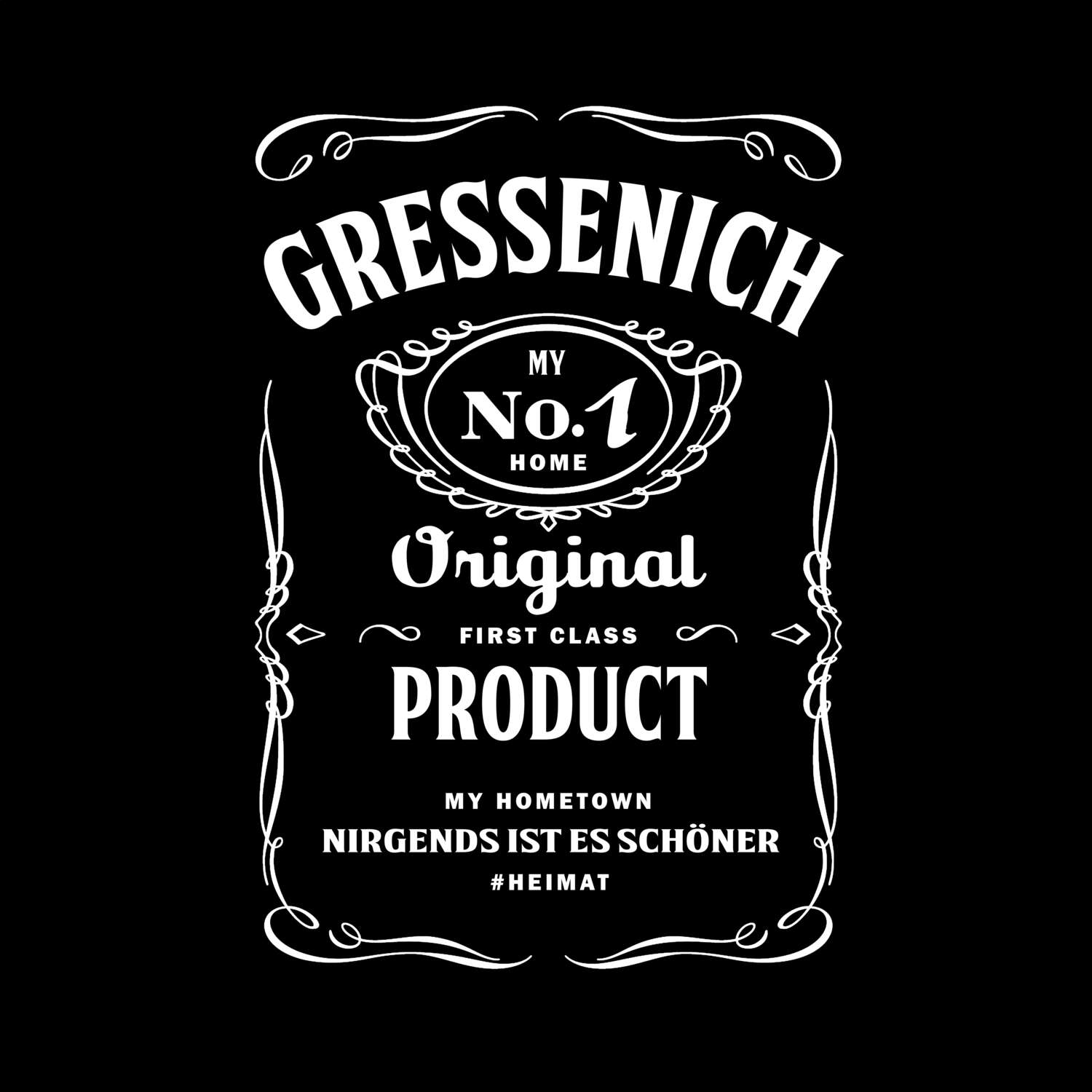 T-Shirt »Jackie« für den Ort »Gressenich«