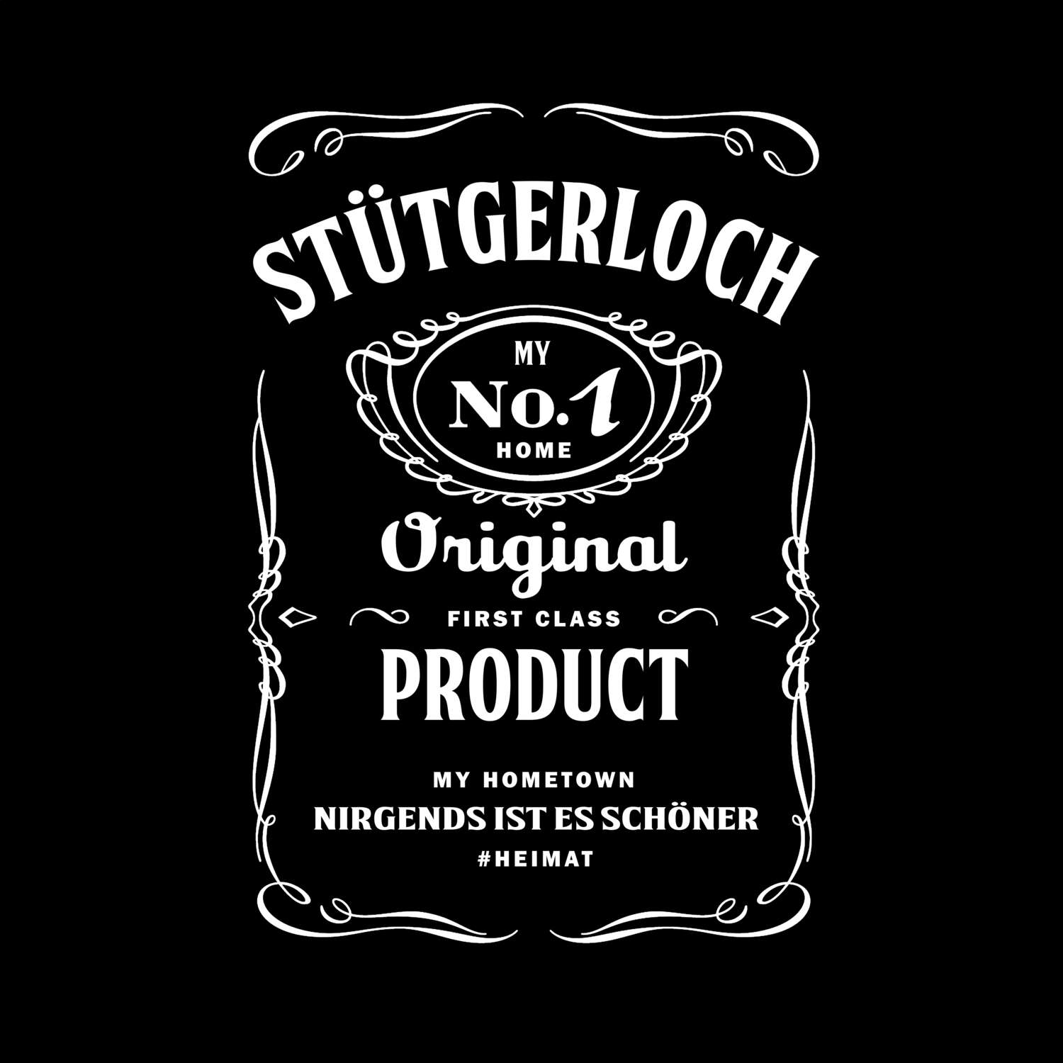 T-Shirt »Jackie« für den Ort »Stütgerloch«