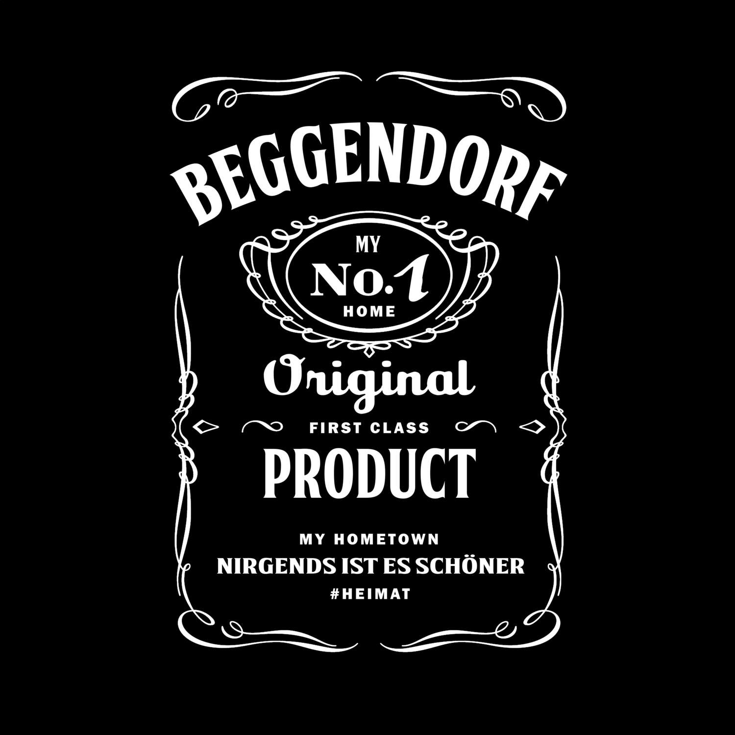 T-Shirt »Jackie« für den Ort »Beggendorf«