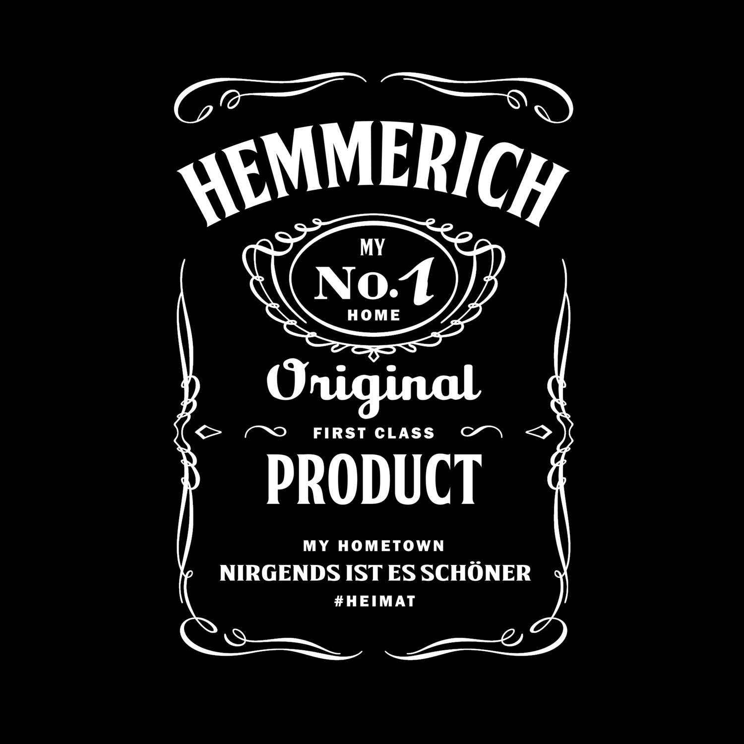 T-Shirt »Jackie« für den Ort »Hemmerich«