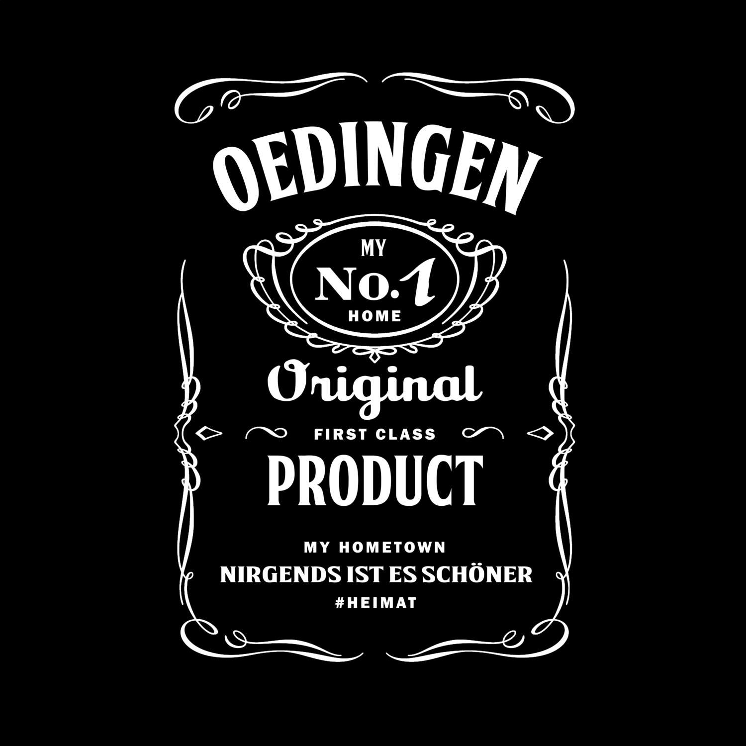 T-Shirt »Jackie« für den Ort »Oedingen«