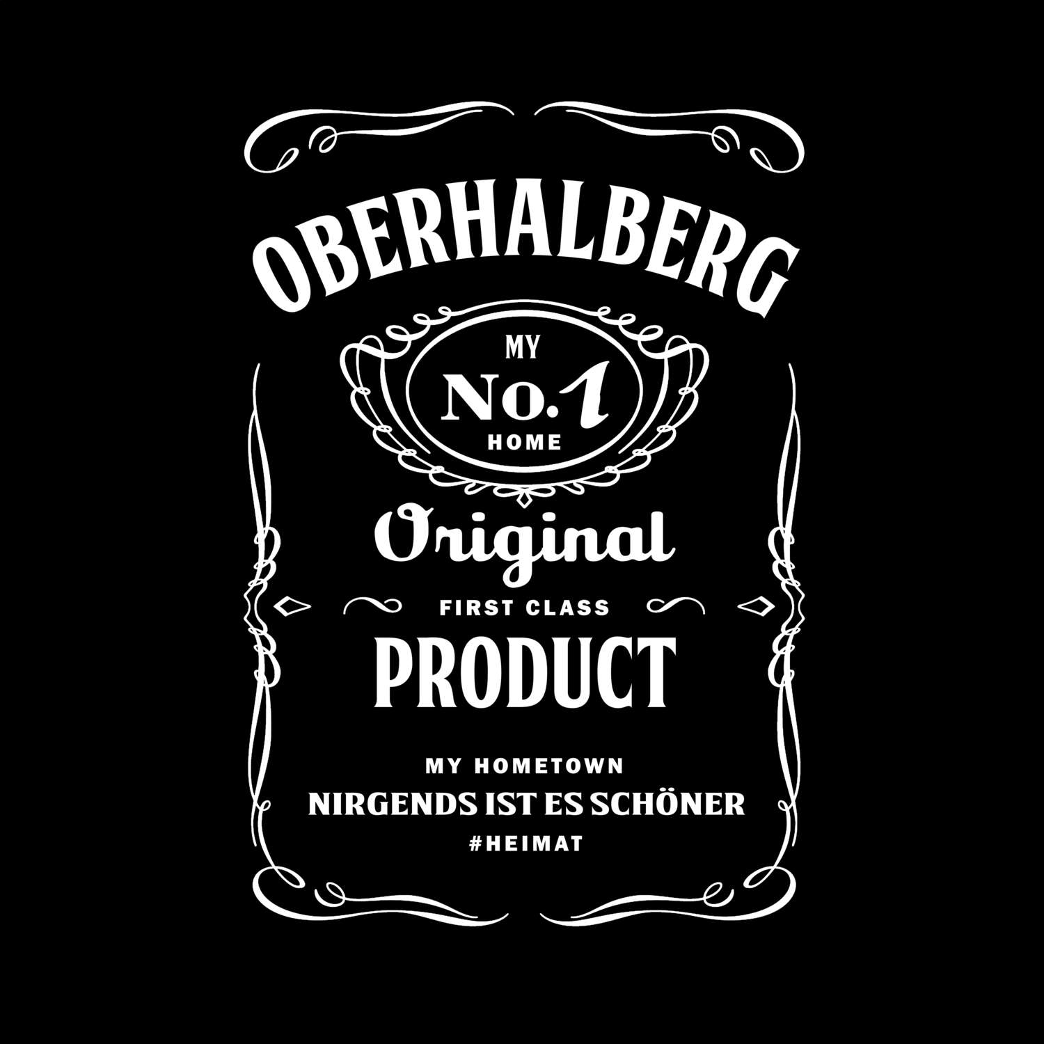 T-Shirt »Jackie« für den Ort »Oberhalberg«