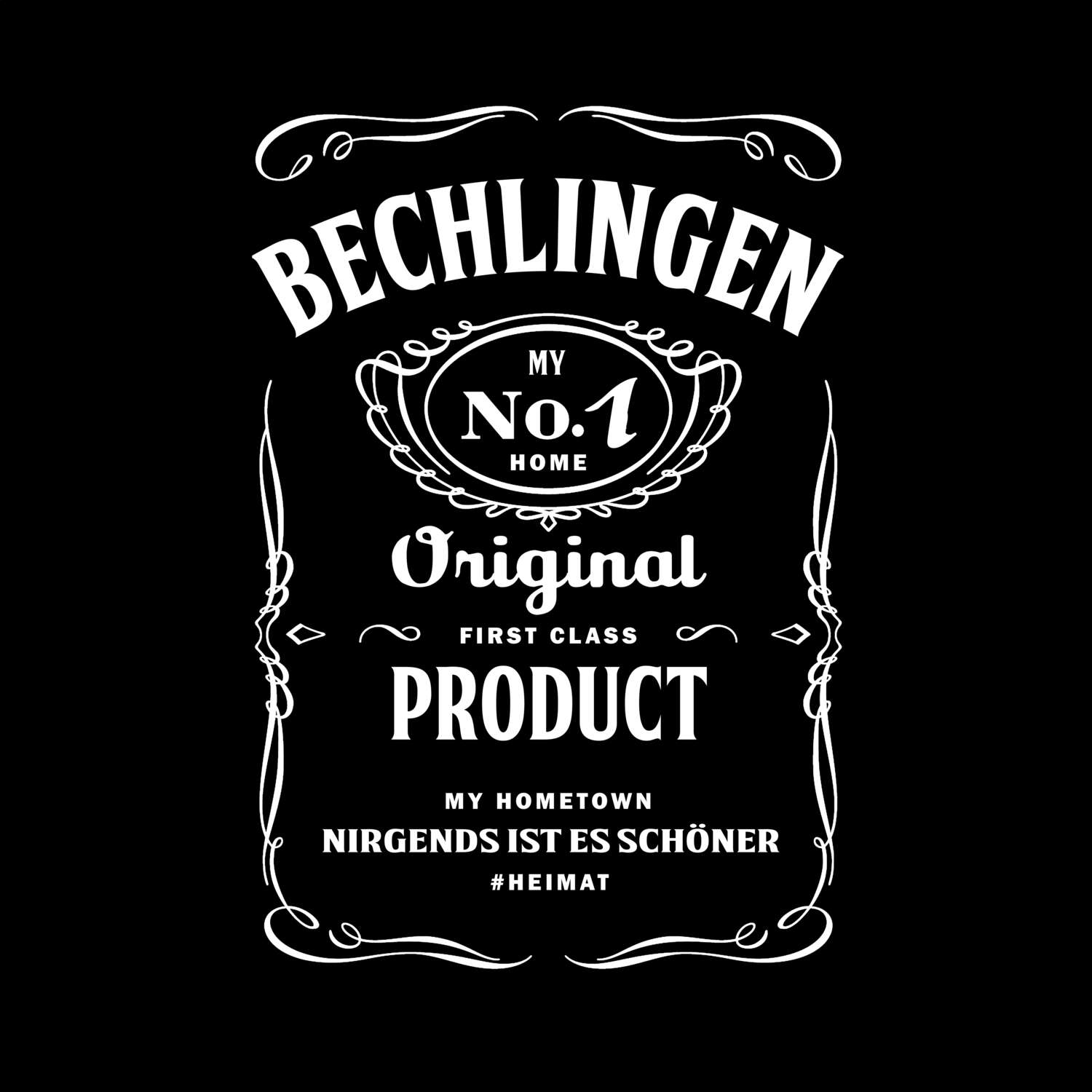 T-Shirt »Jackie« für den Ort »Bechlingen«