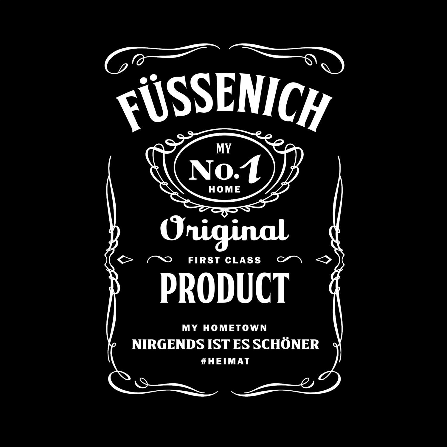 T-Shirt »Jackie« für den Ort »Füssenich«