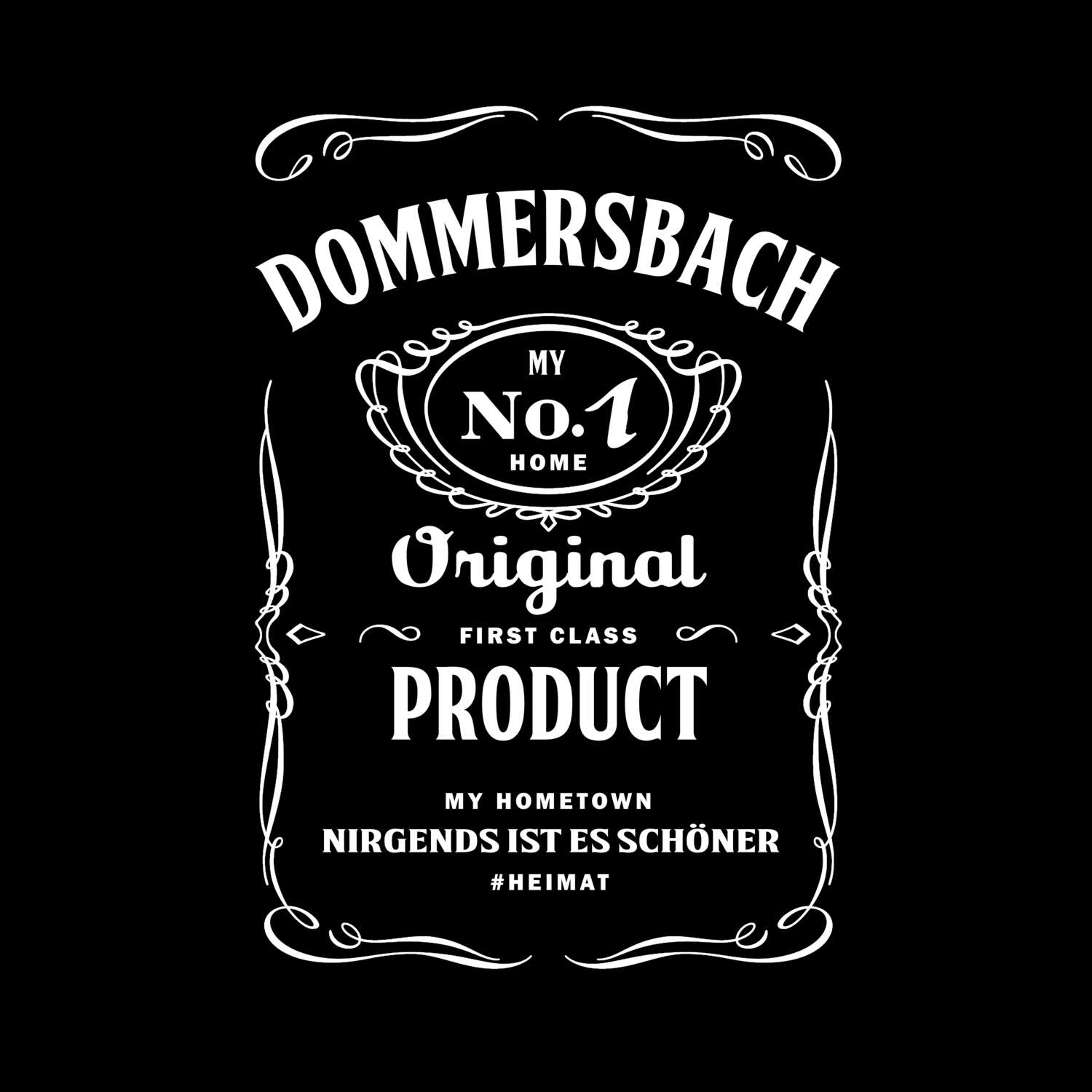 T-Shirt »Jackie« für den Ort »Dommersbach«