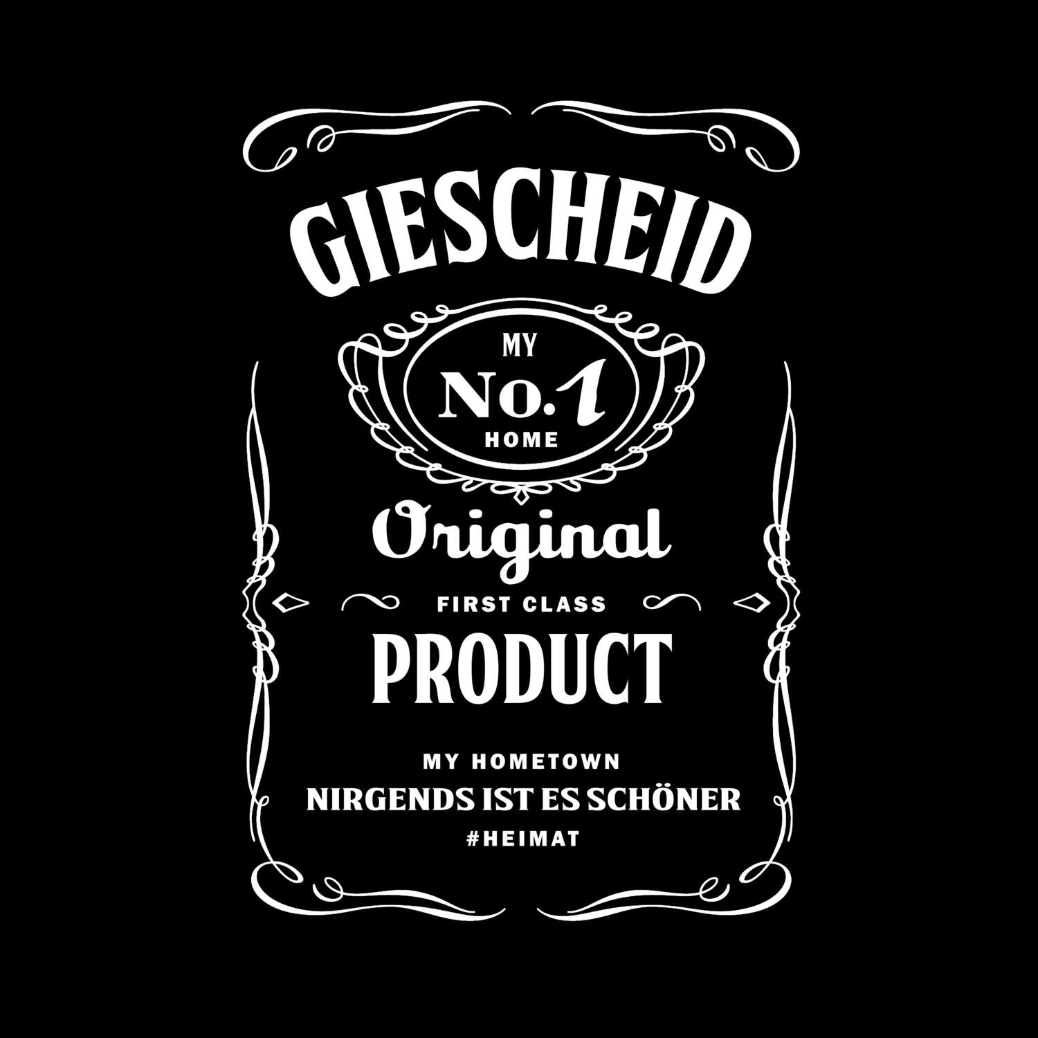 T-Shirt »Jackie« für den Ort »Giescheid«