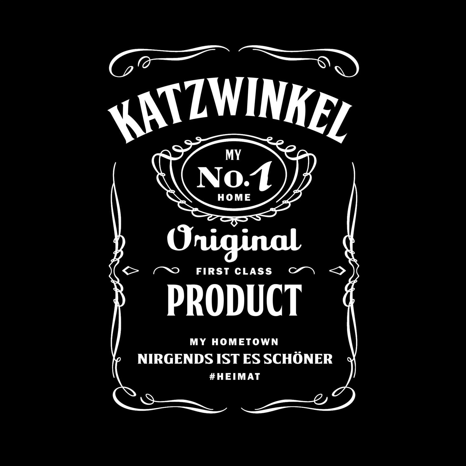 T-Shirt »Jackie« für den Ort »Katzwinkel«