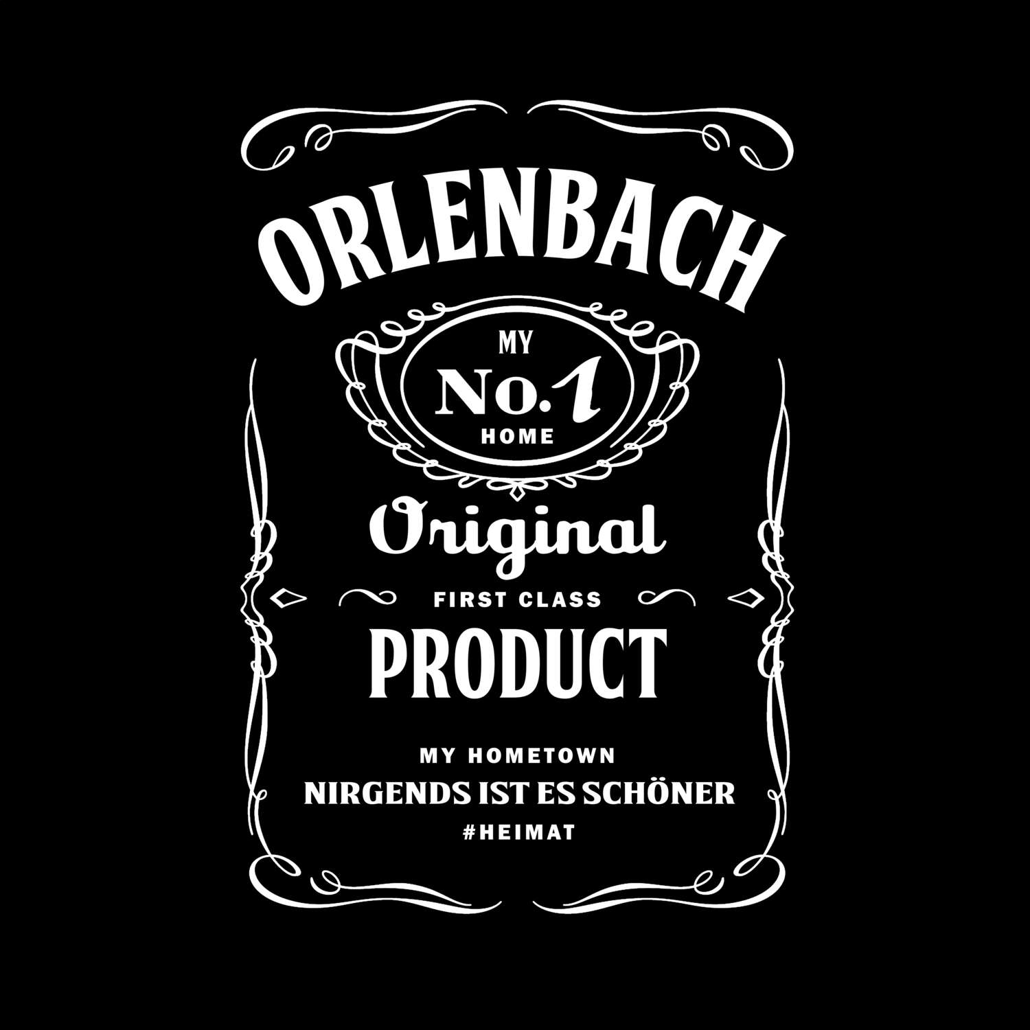 T-Shirt »Jackie« für den Ort »Orlenbach«