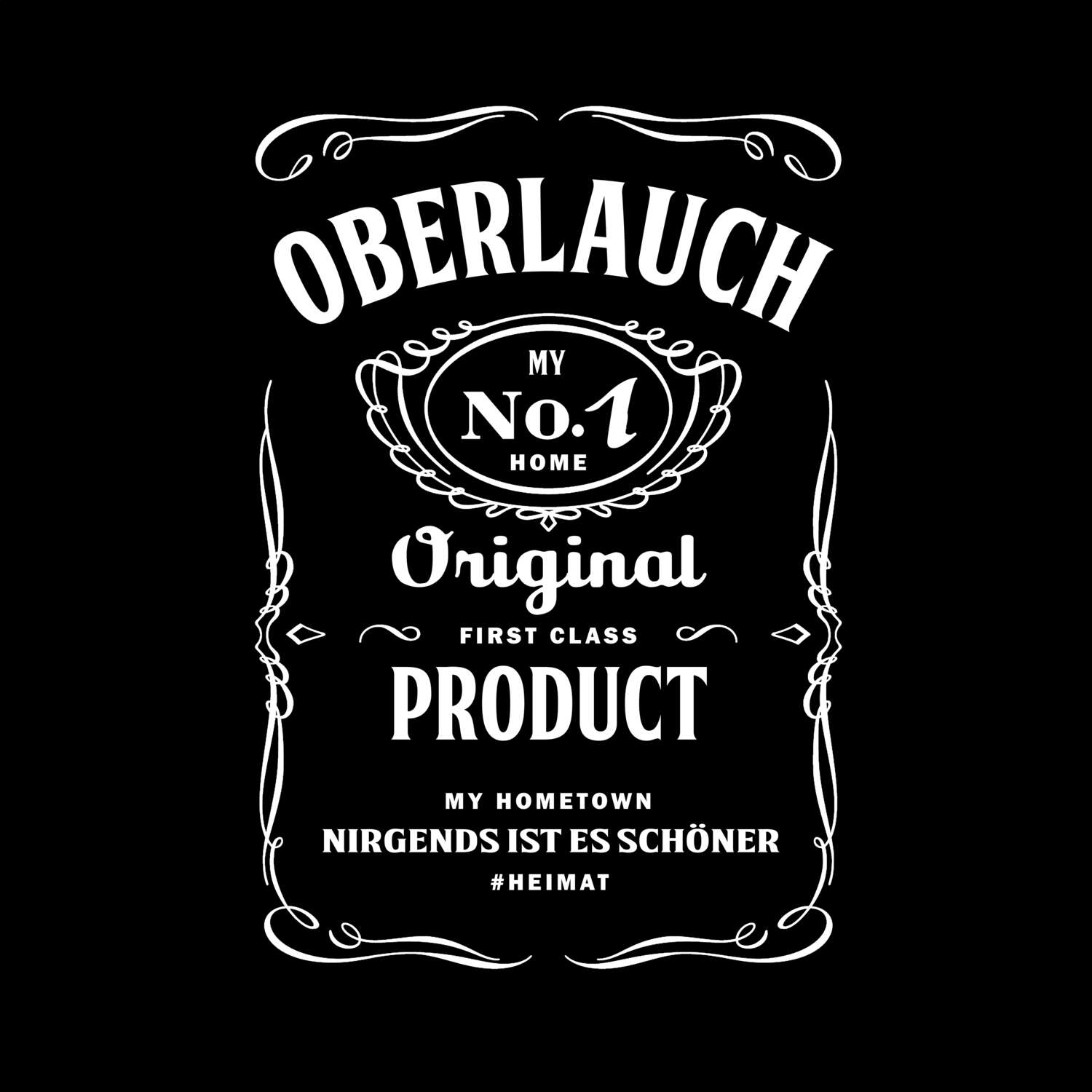 T-Shirt »Jackie« für den Ort »Oberlauch«