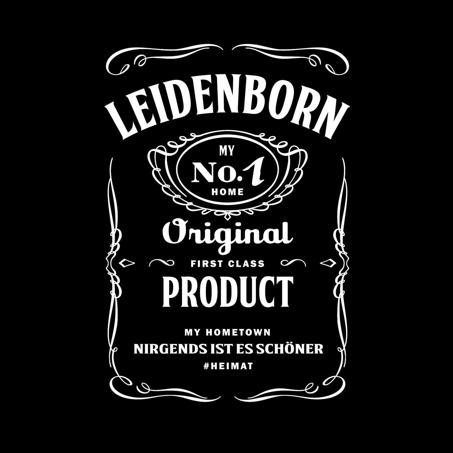 T-Shirt »Jackie« für den Ort »Leidenborn«