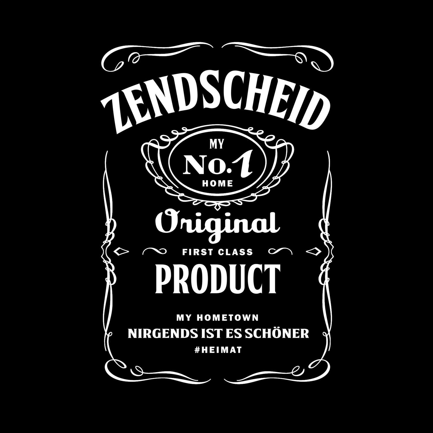 T-Shirt »Jackie« für den Ort »Zendscheid«