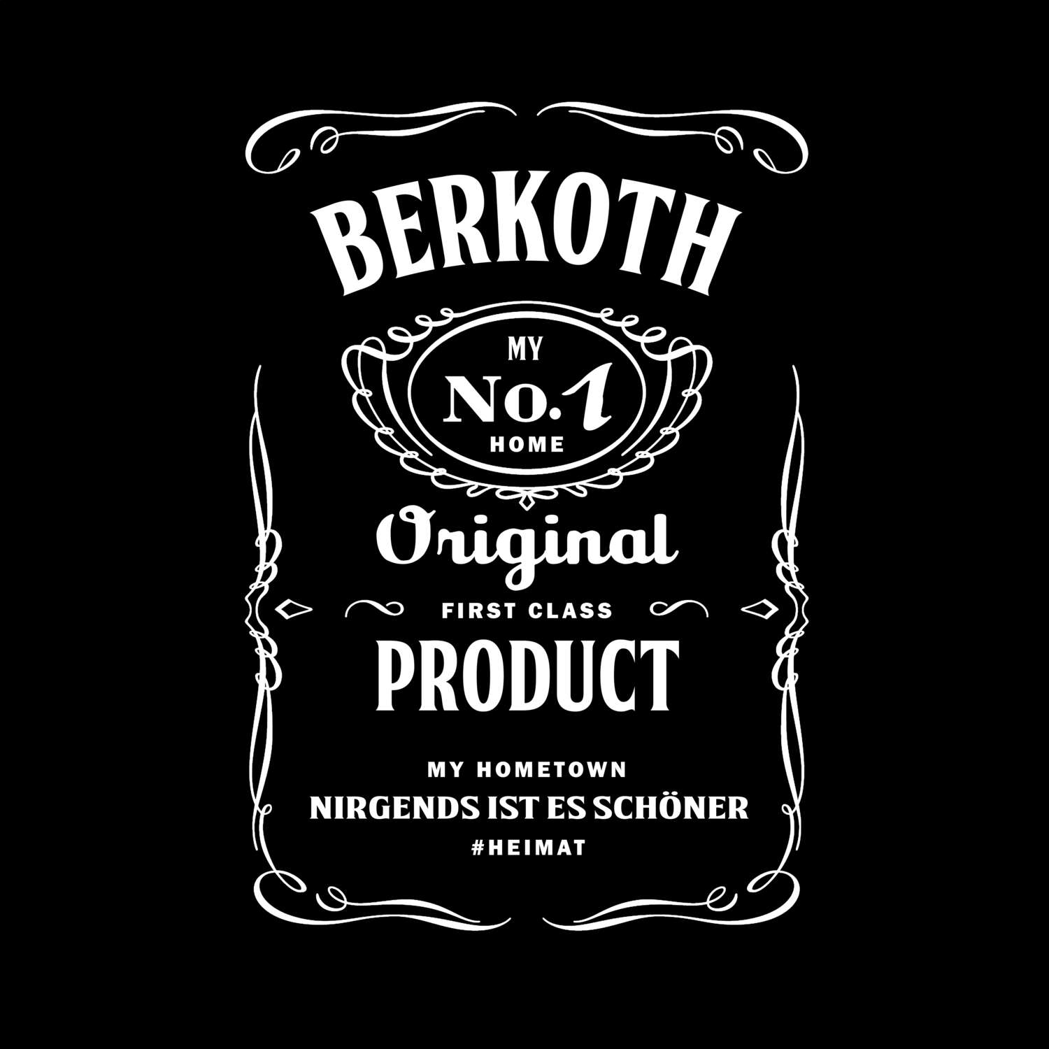 T-Shirt »Jackie« für den Ort »Berkoth«