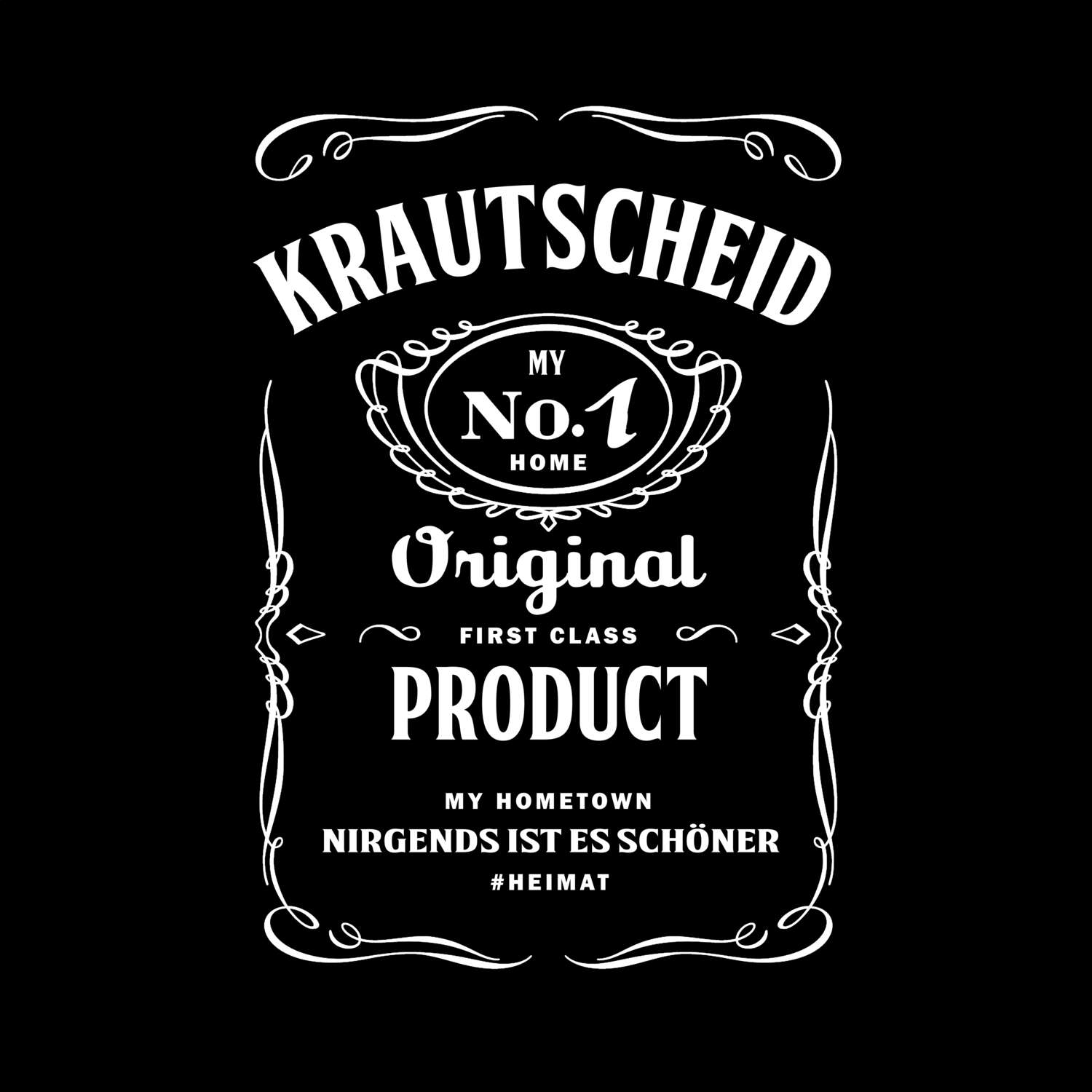 T-Shirt »Jackie« für den Ort »Krautscheid«