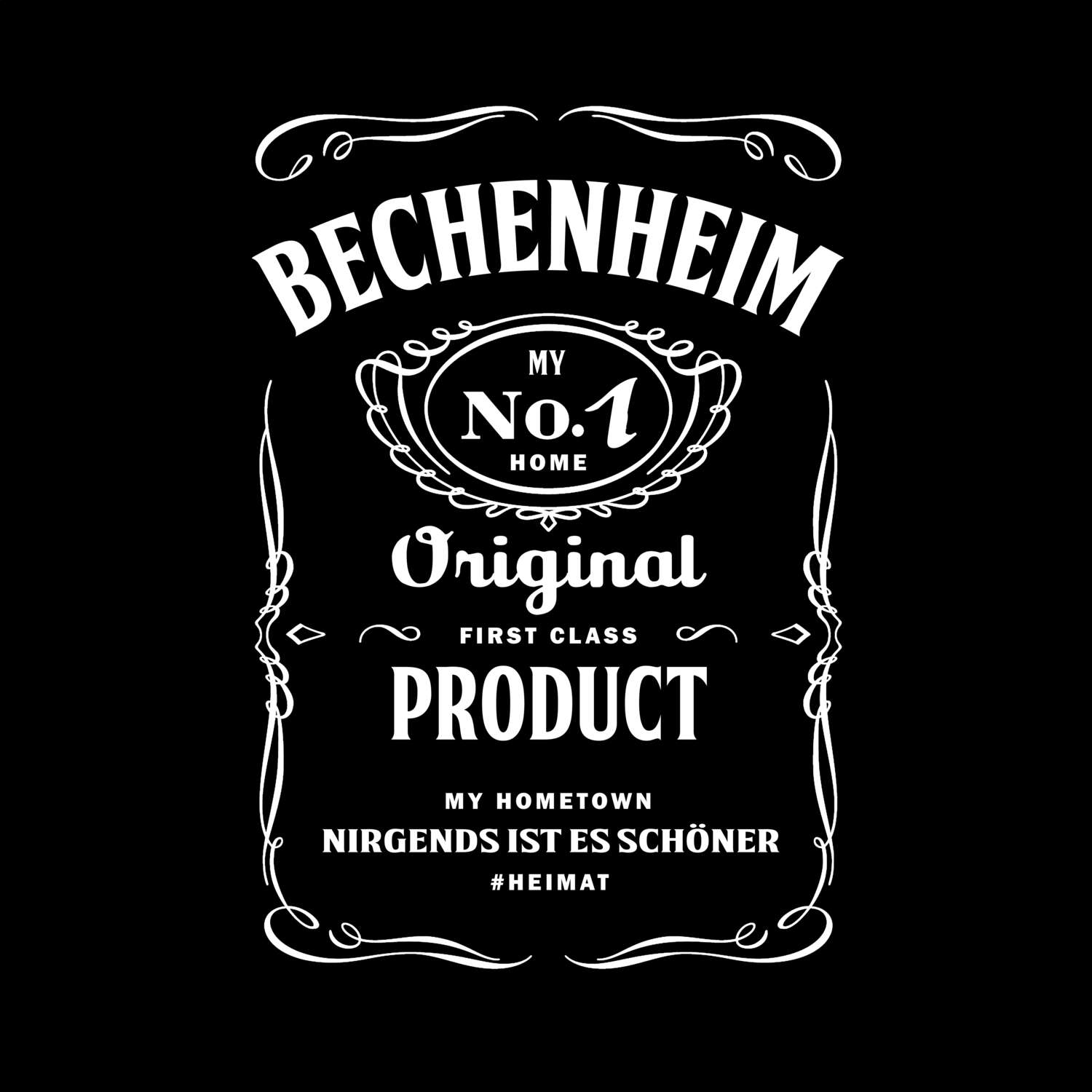 T-Shirt »Jackie« für den Ort »Bechenheim«