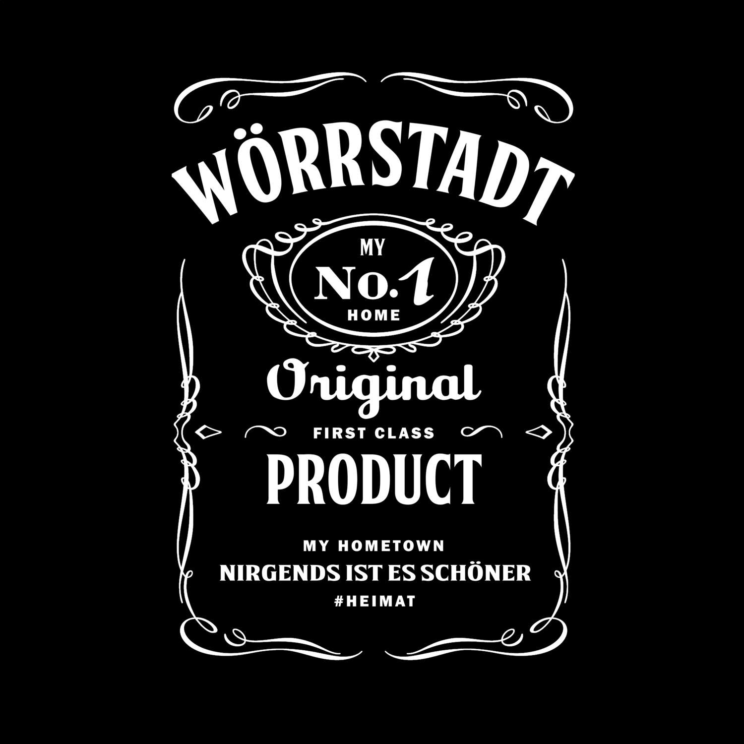 T-Shirt »Jackie« für den Ort »Wörrstadt«