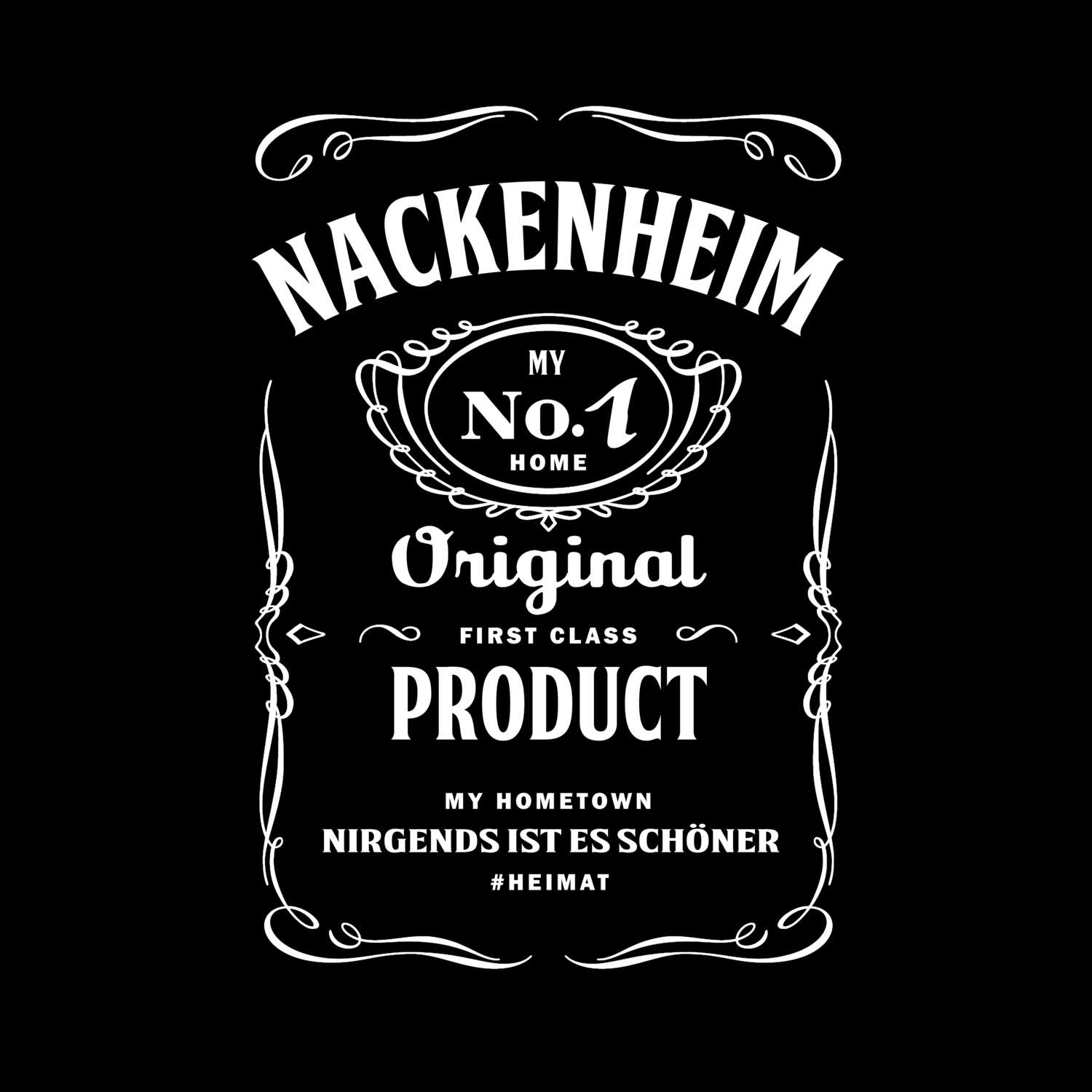 T-Shirt »Jackie« für den Ort »Nackenheim«