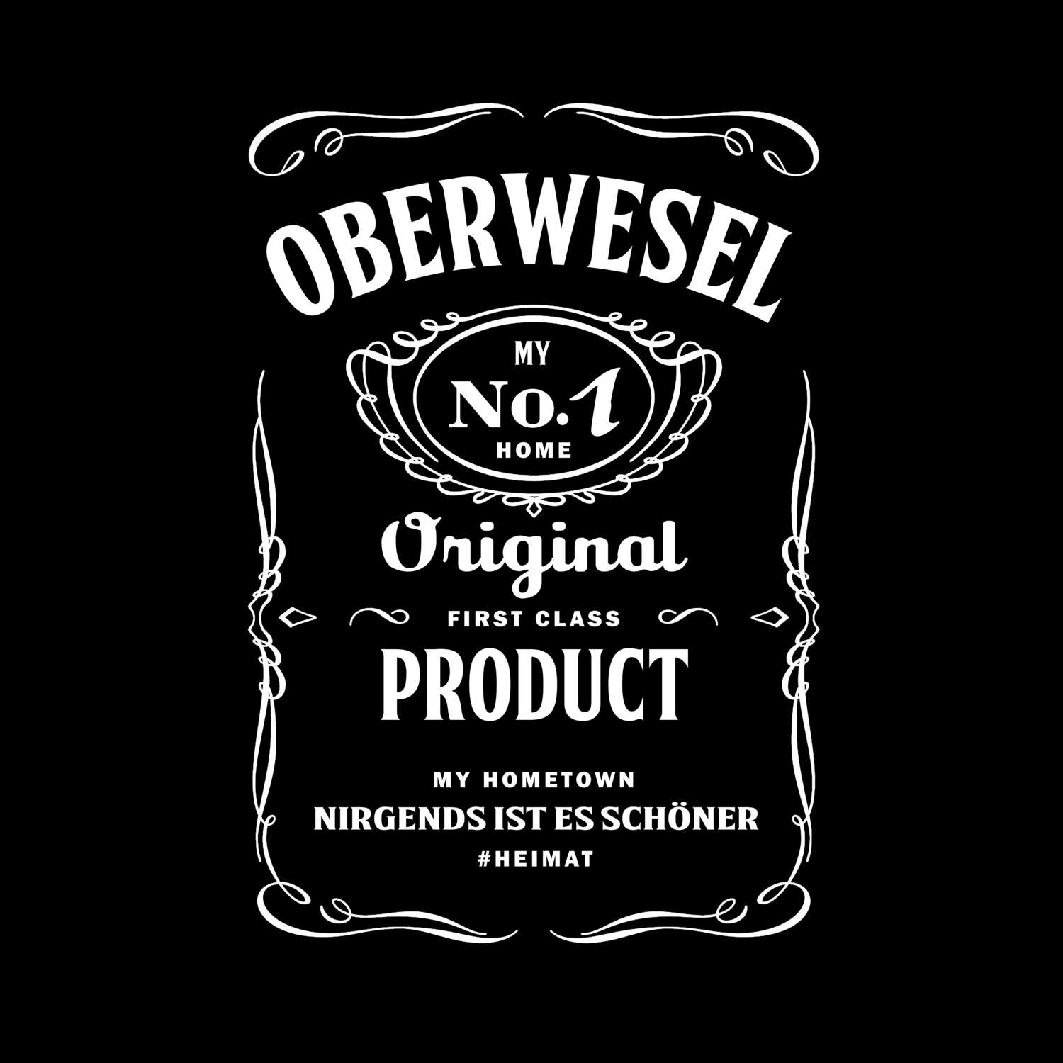 T-Shirt »Jackie« für den Ort »Oberwesel«