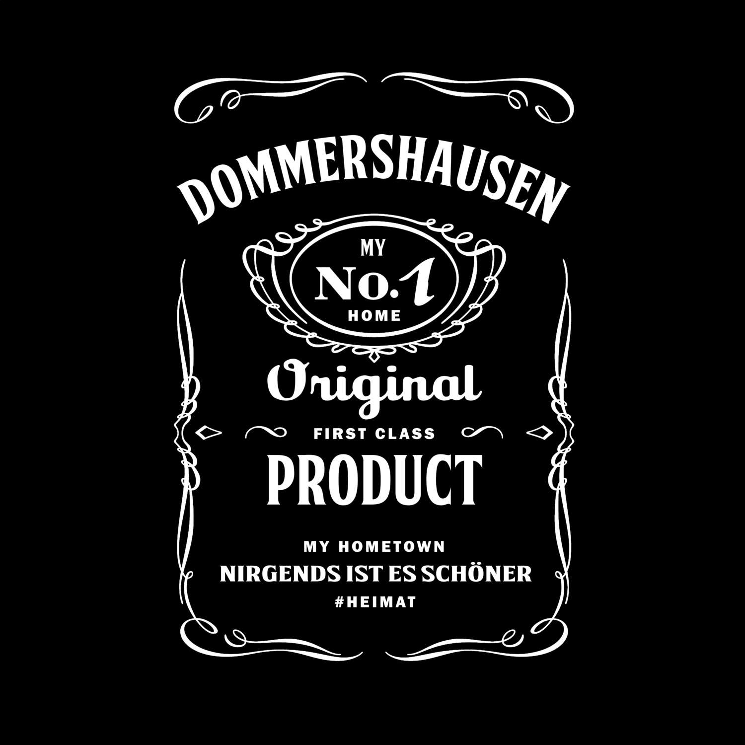 T-Shirt »Jackie« für den Ort »Dommershausen«