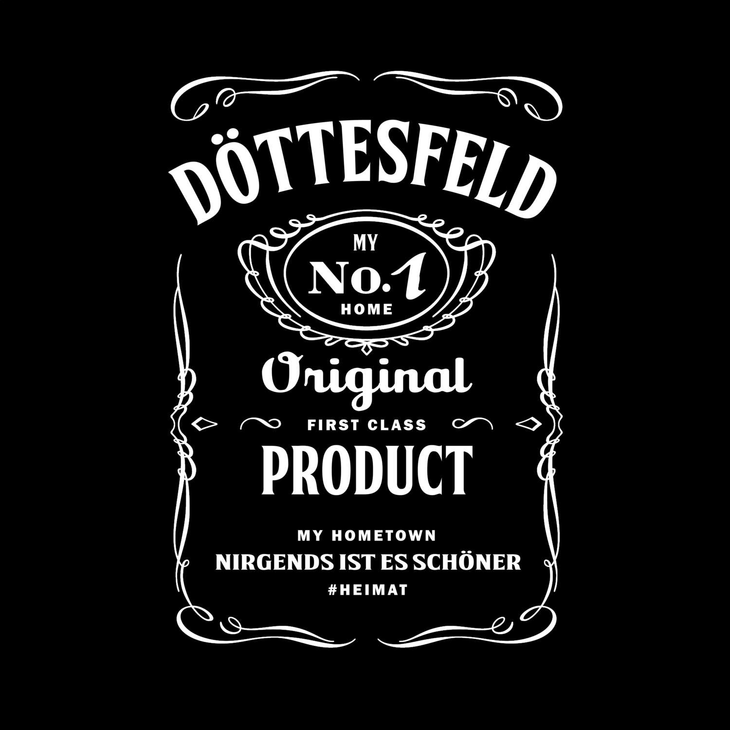 T-Shirt »Jackie« für den Ort »Döttesfeld«