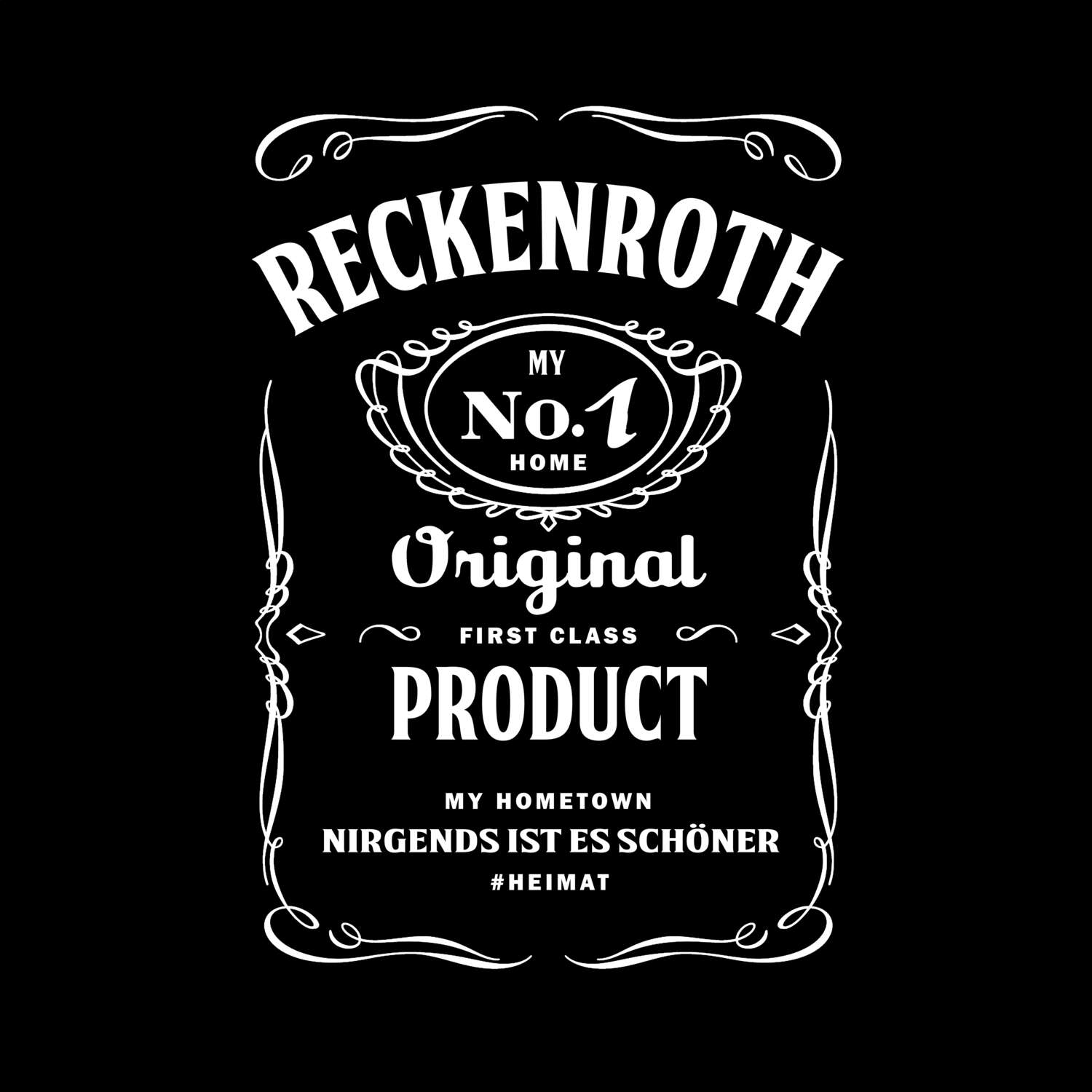 T-Shirt »Jackie« für den Ort »Reckenroth«