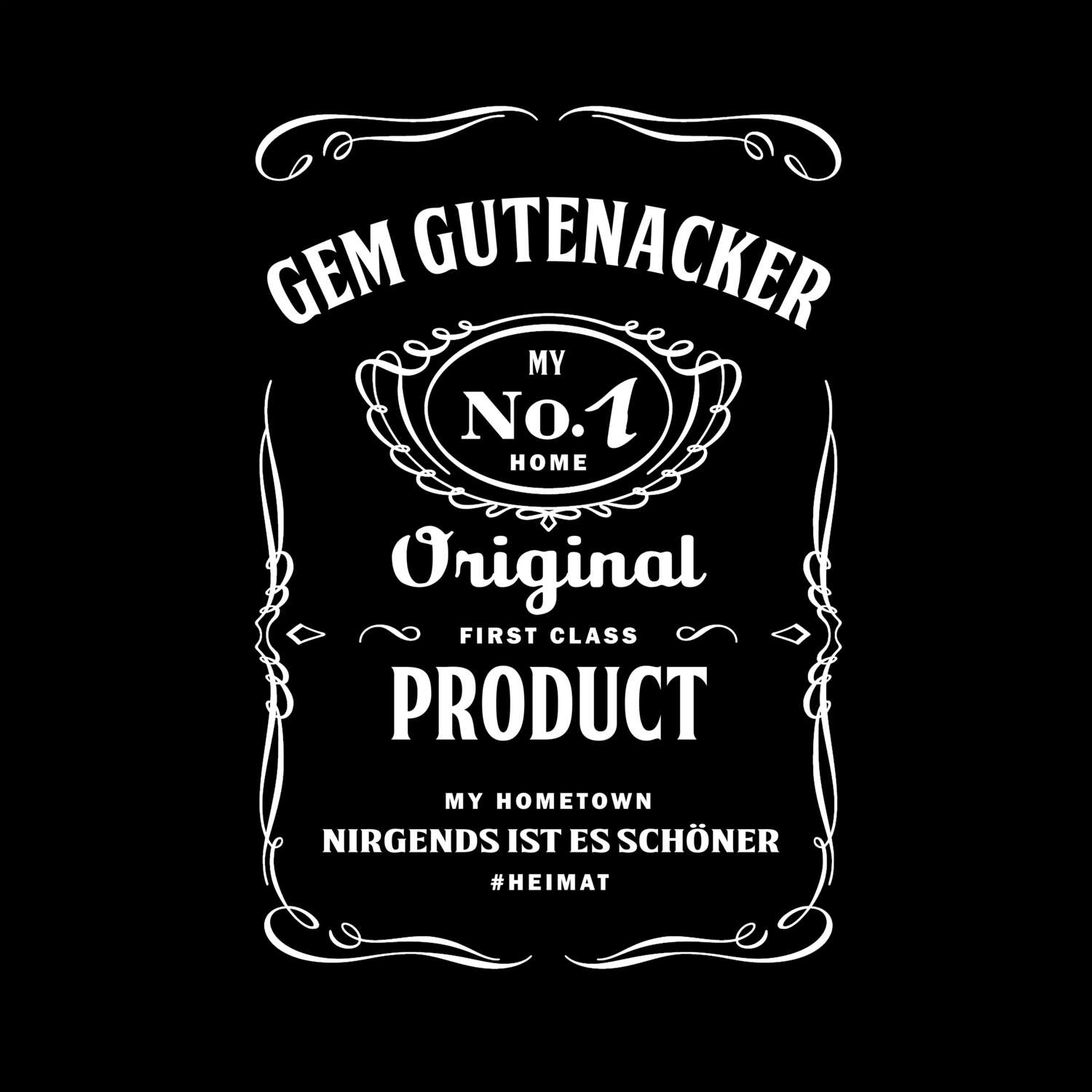 T-Shirt »Jackie« für den Ort »Gem Gutenacker«