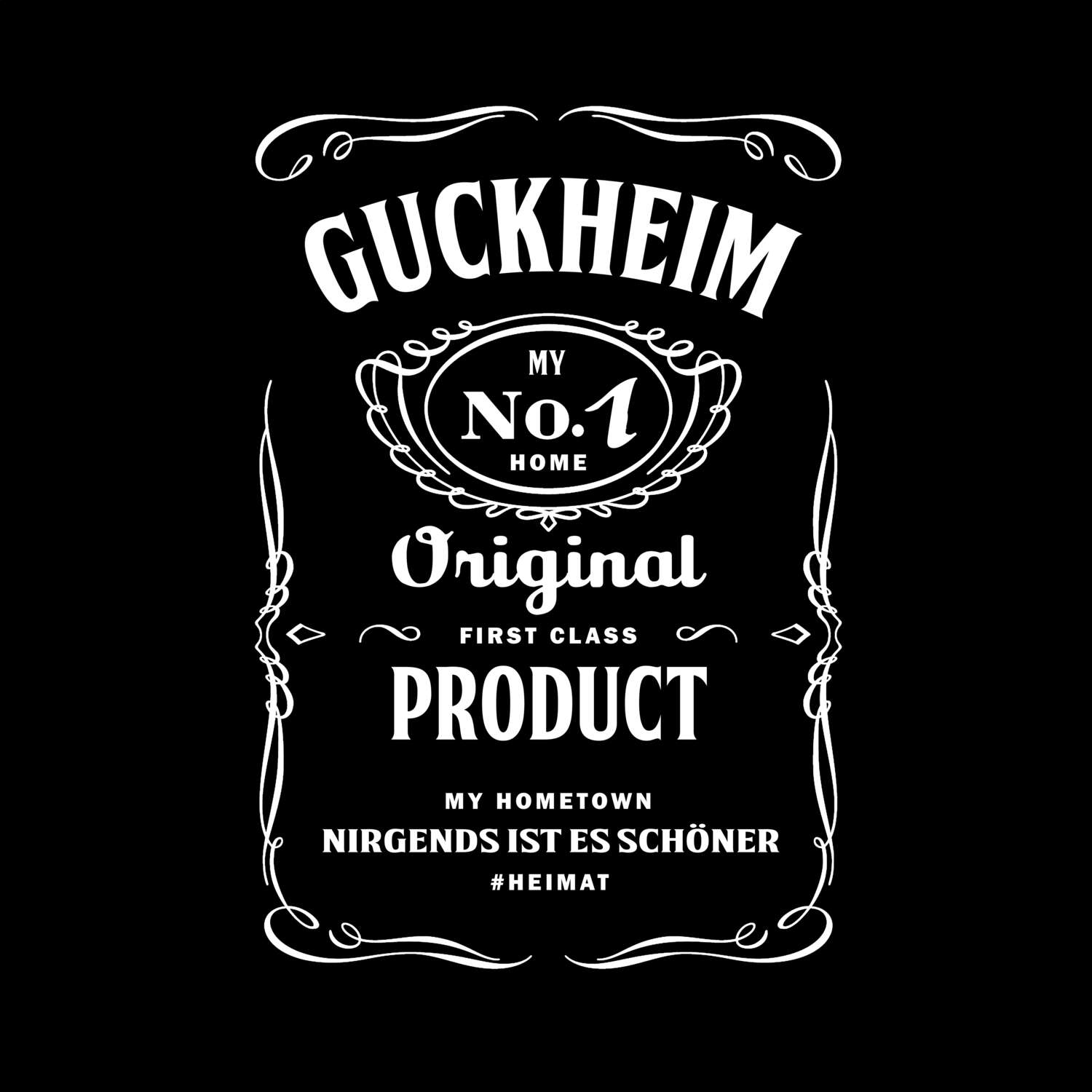 T-Shirt »Jackie« für den Ort »Guckheim«