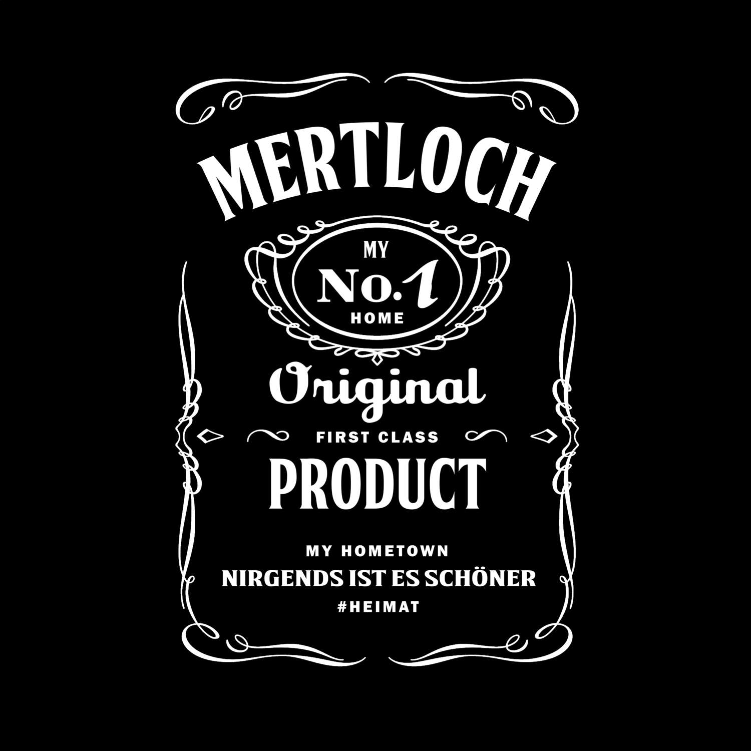 T-Shirt »Jackie« für den Ort »Mertloch«