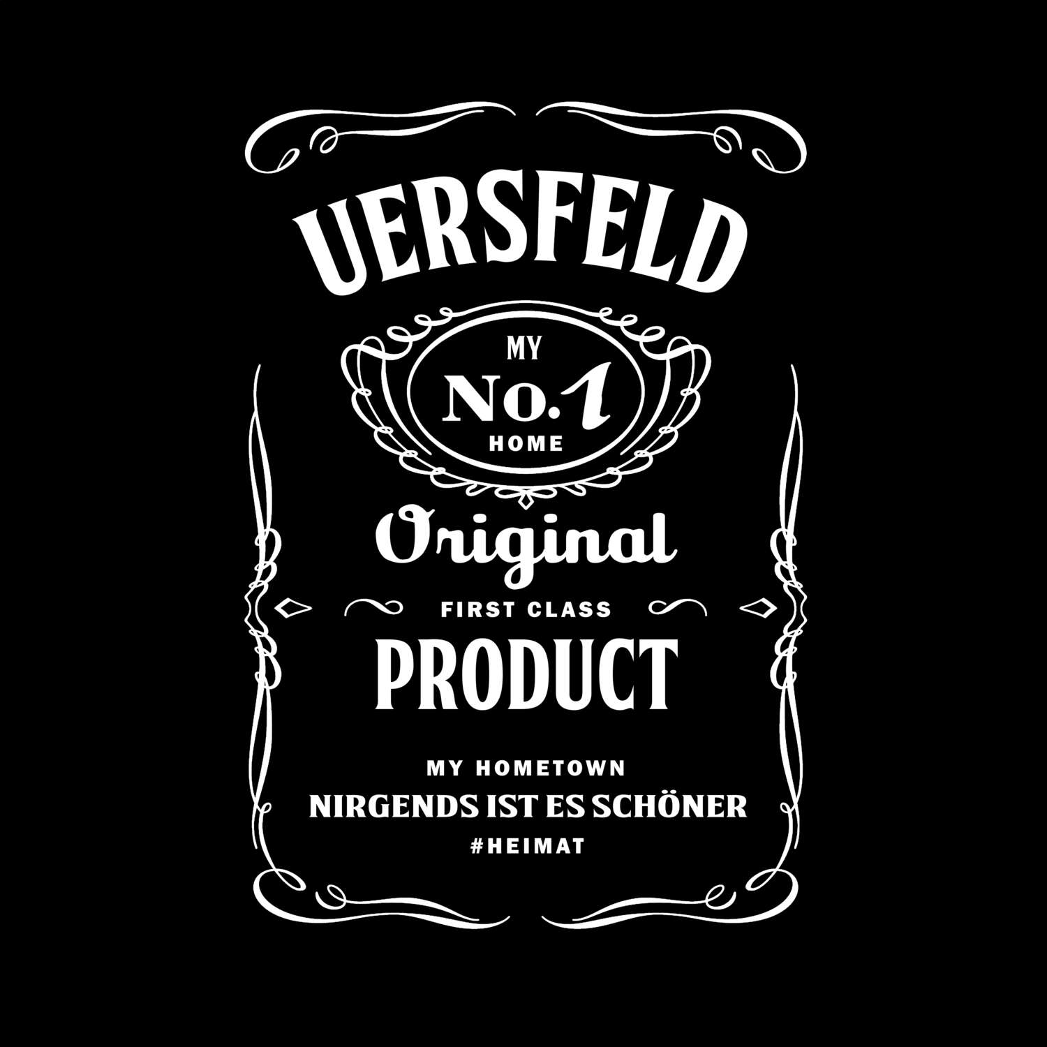 T-Shirt »Jackie« für den Ort »Uersfeld«