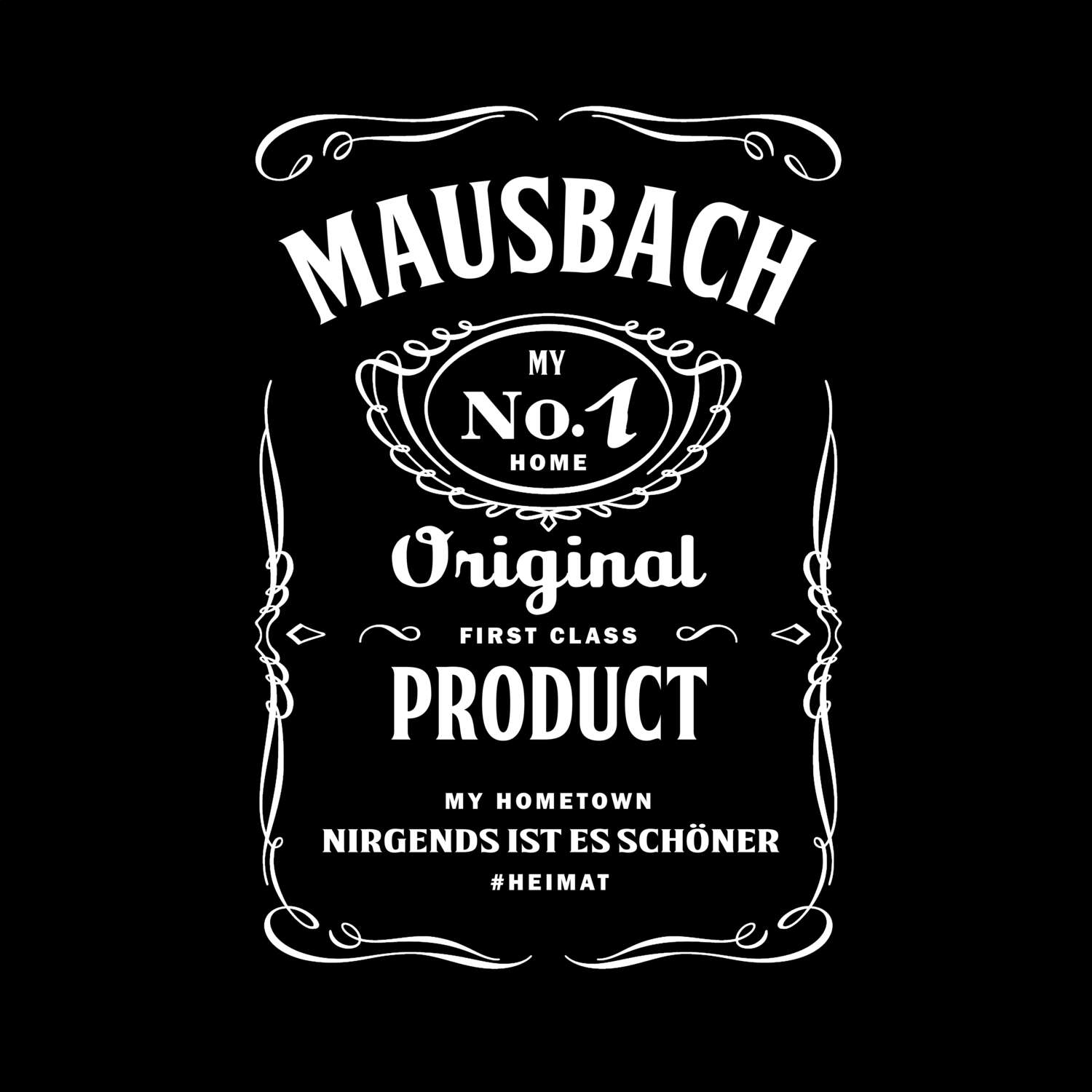 T-Shirt »Jackie« für den Ort »Mausbach«