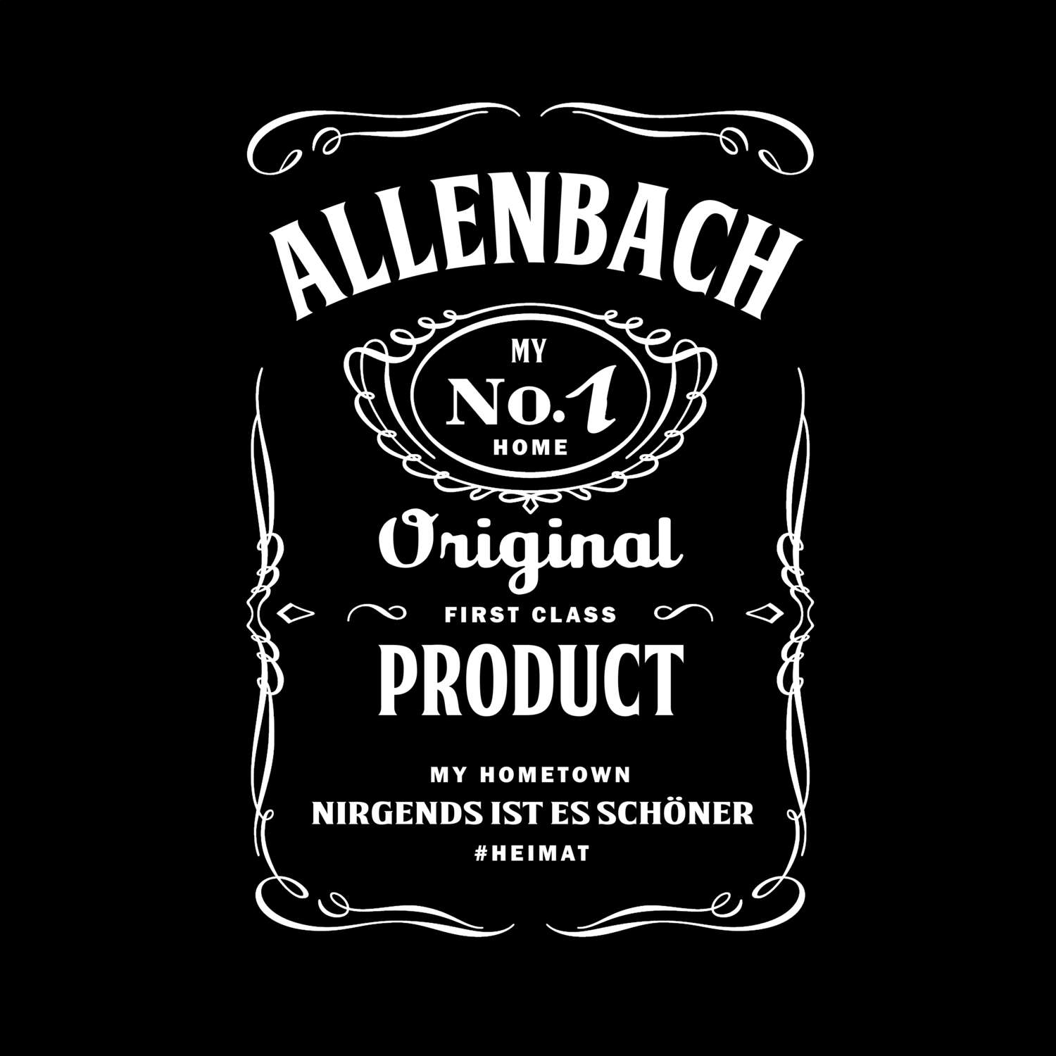 T-Shirt »Jackie« für den Ort »Allenbach«