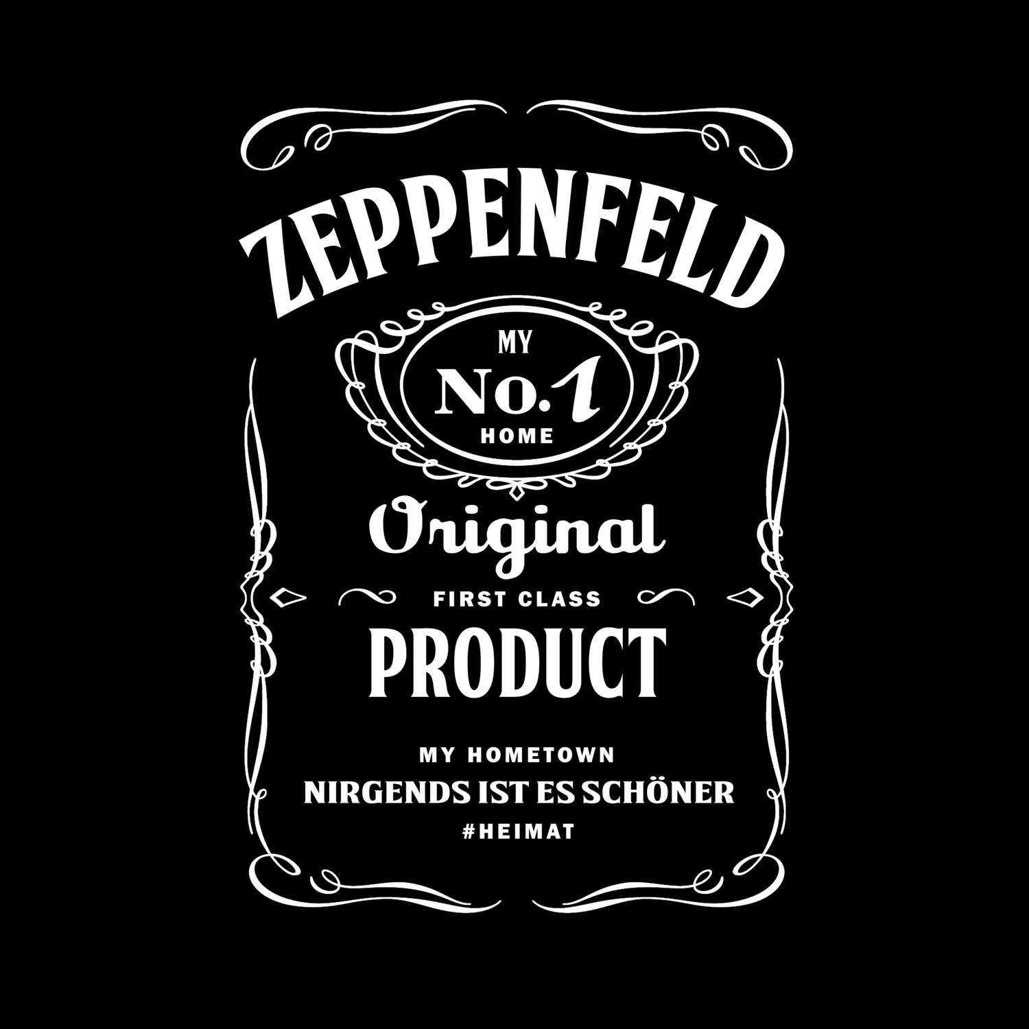 T-Shirt »Jackie« für den Ort »Zeppenfeld«