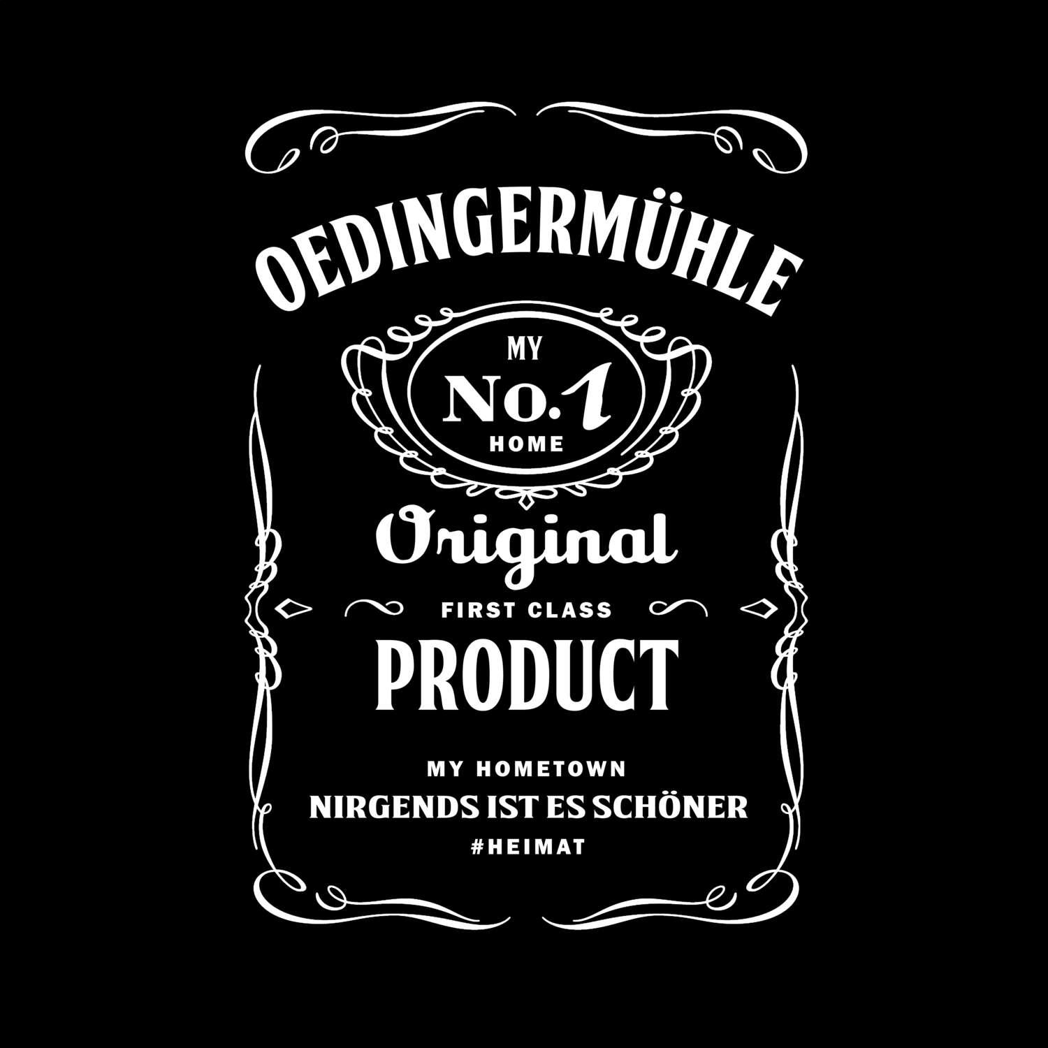 T-Shirt »Jackie« für den Ort »Oedingermühle«