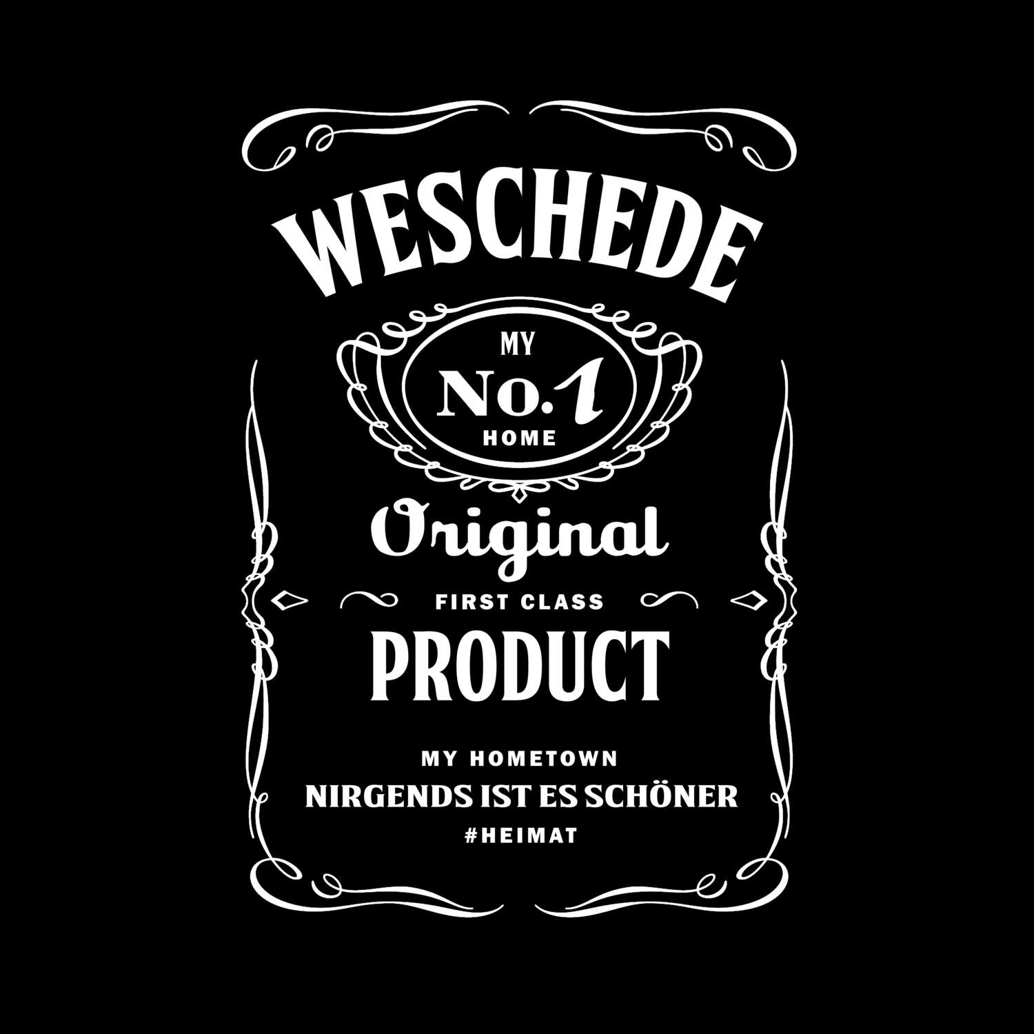 T-Shirt »Jackie« für den Ort »Weschede«