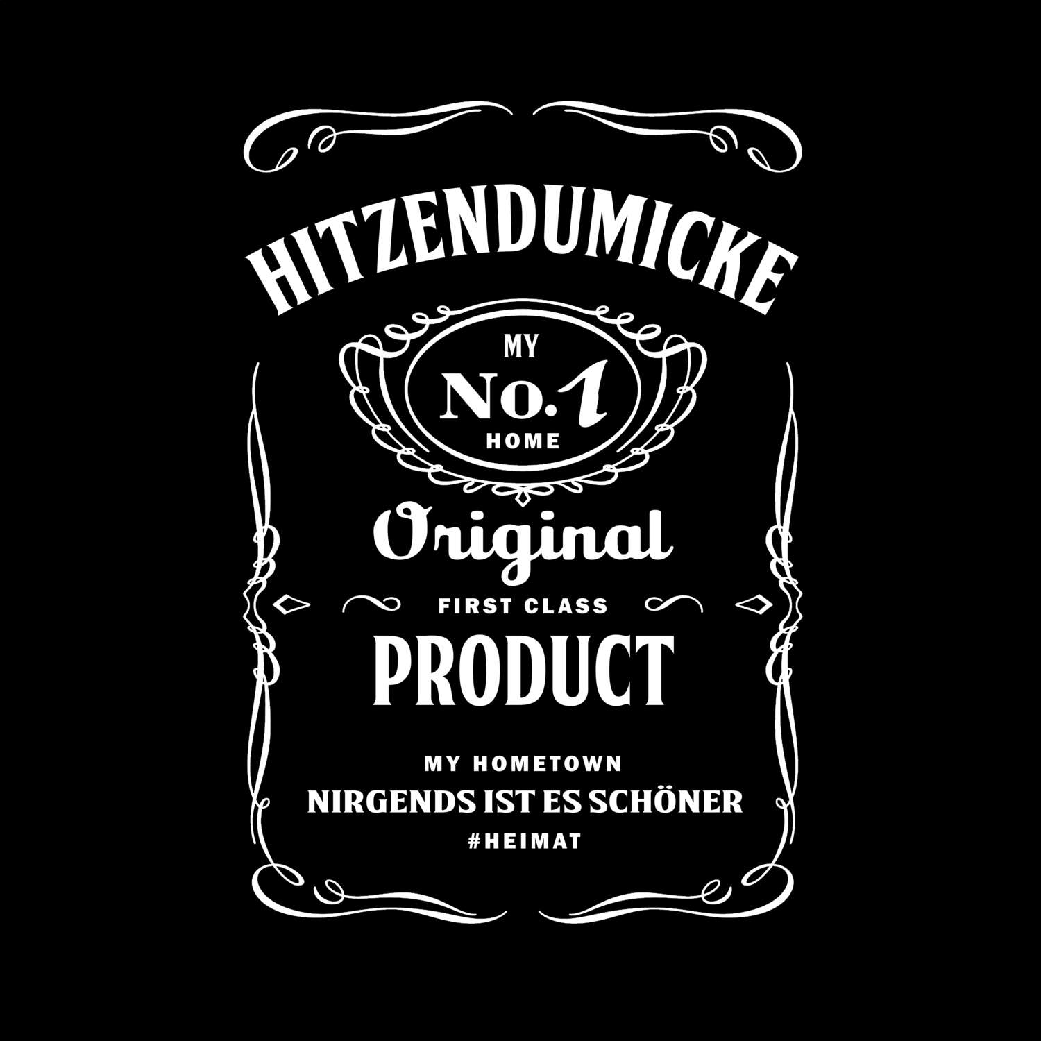 T-Shirt »Jackie« für den Ort »Hitzendumicke«