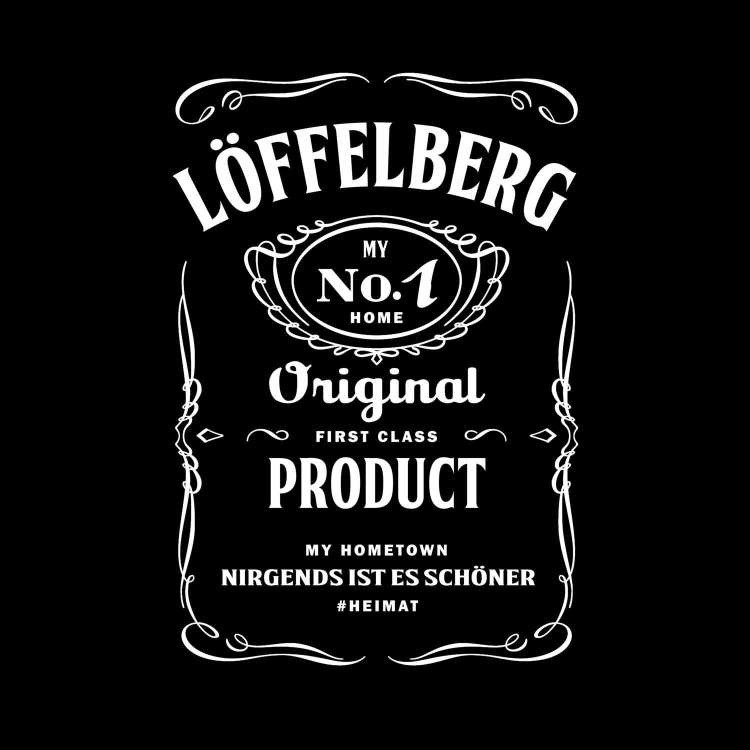 T-Shirt »Jackie« für den Ort »Löffelberg«