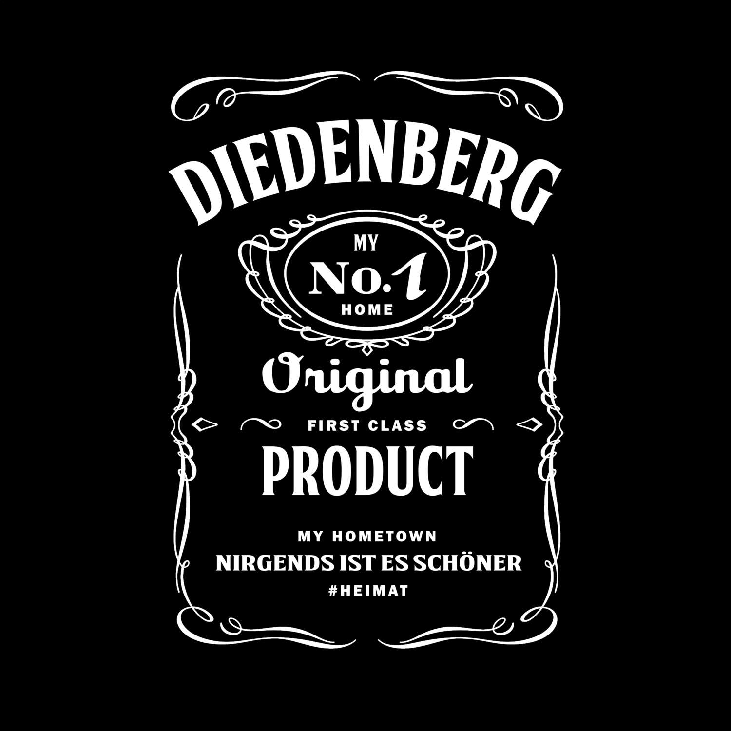 T-Shirt »Jackie« für den Ort »Diedenberg«