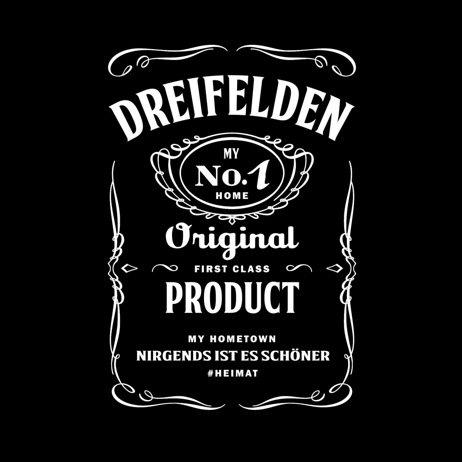 T-Shirt »Jackie« für den Ort »Dreifelden«