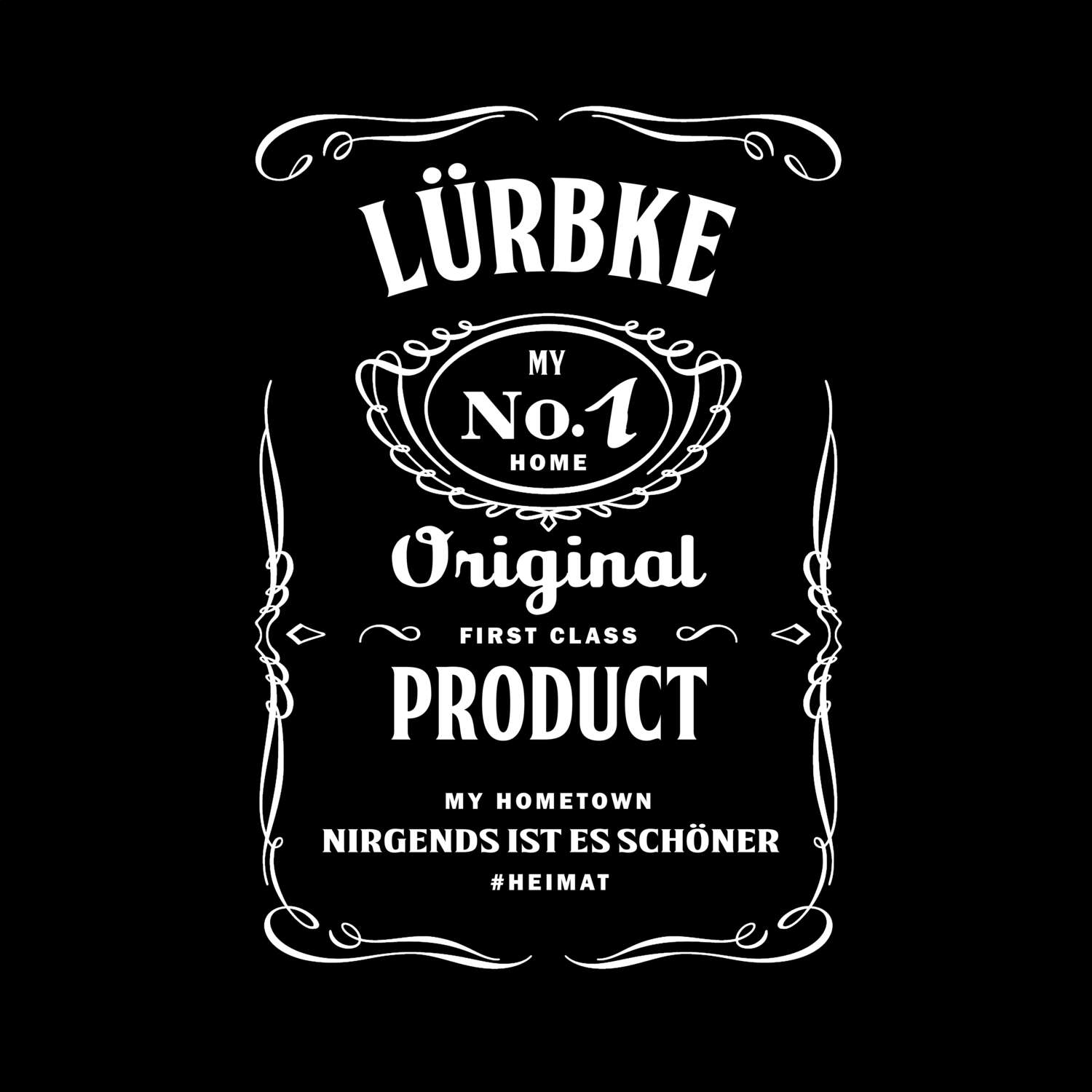 T-Shirt »Jackie« für den Ort »Lürbke«