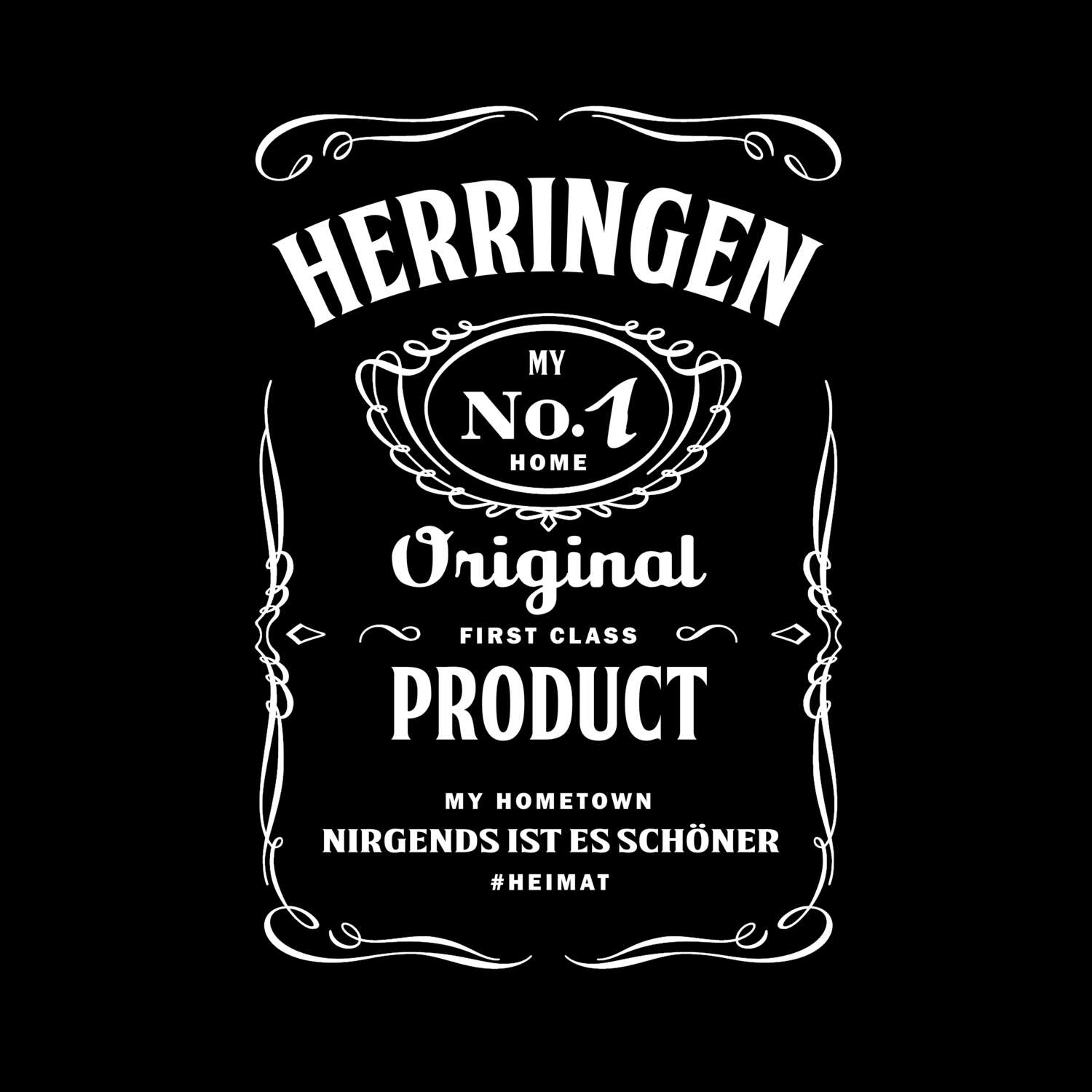 T-Shirt »Jackie« für den Ort »Herringen«