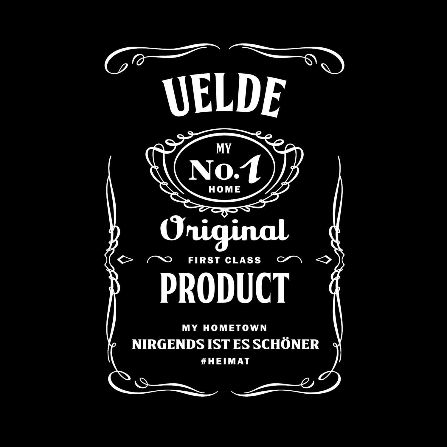 T-Shirt »Jackie« für den Ort »Uelde«