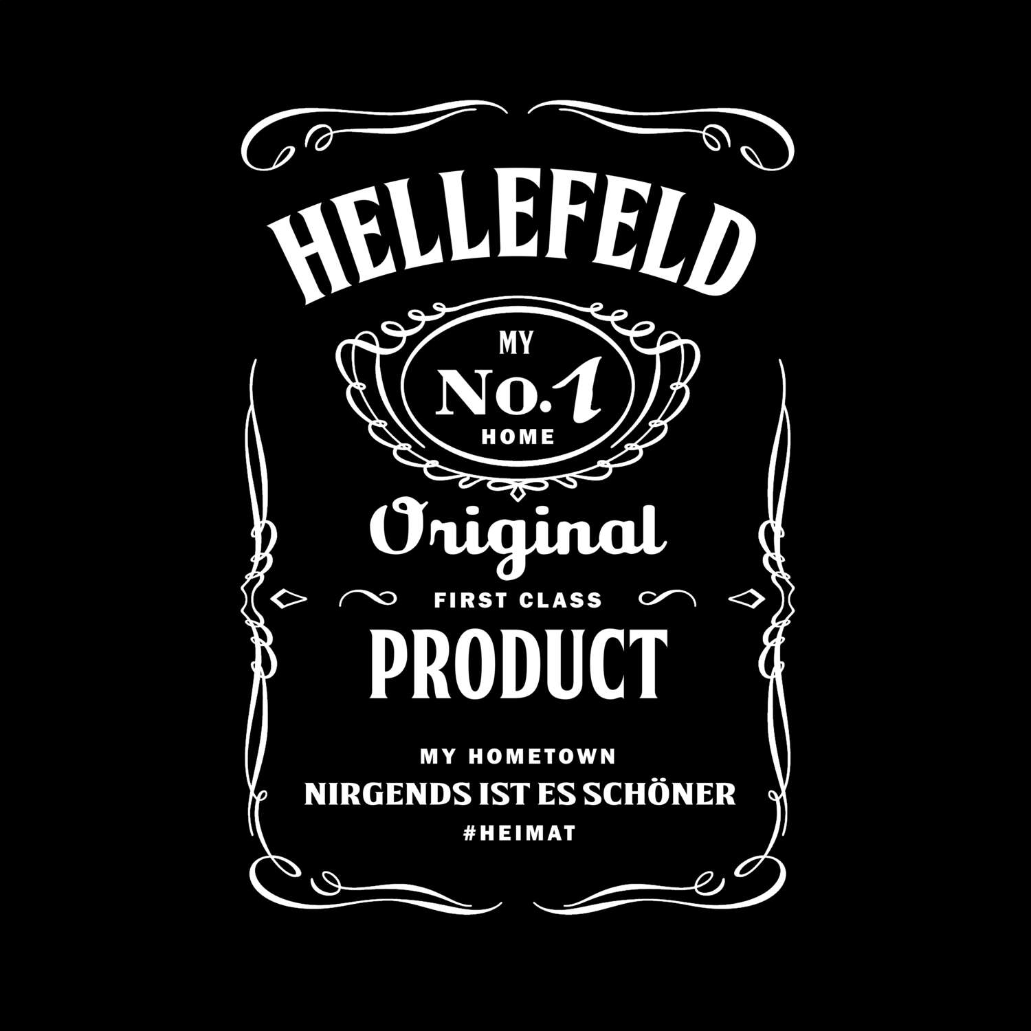 T-Shirt »Jackie« für den Ort »Hellefeld«